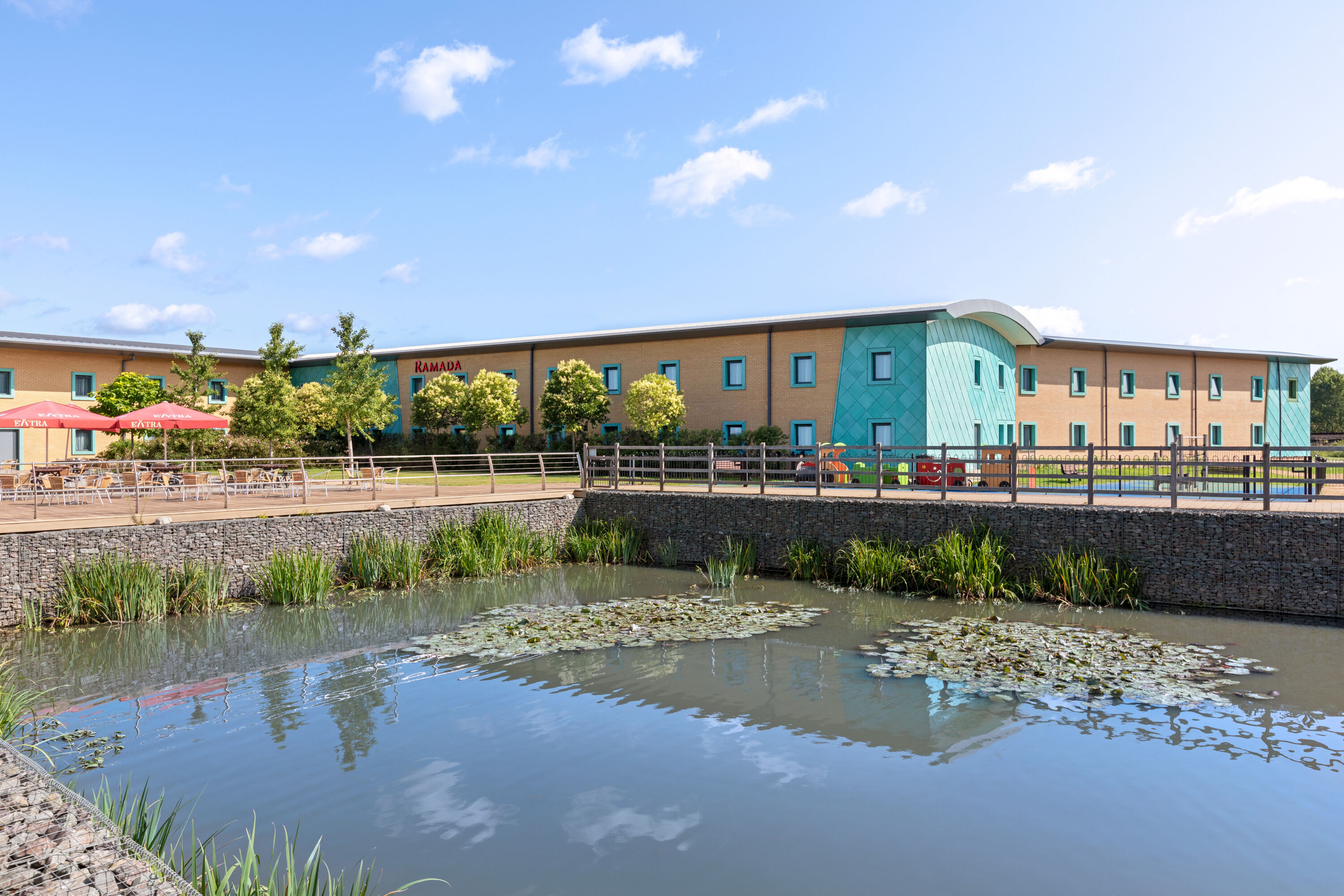 Back Exterior Image of Ramada by Wyndham Cobham hotel in Cobham, Other than US/Canada