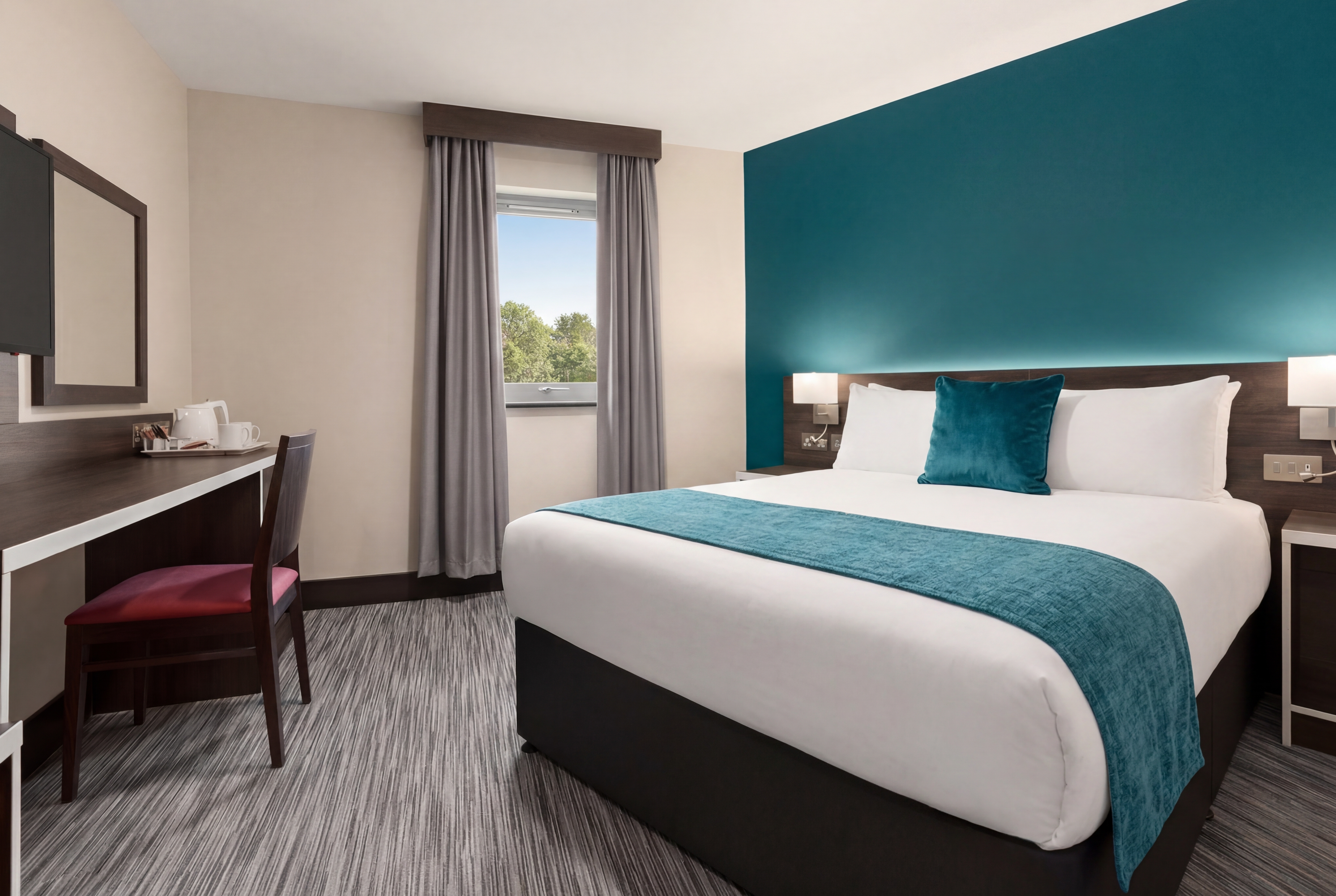 Guest room at the Ramada by Wyndham Cobham in Cobham, Other than US/Canada