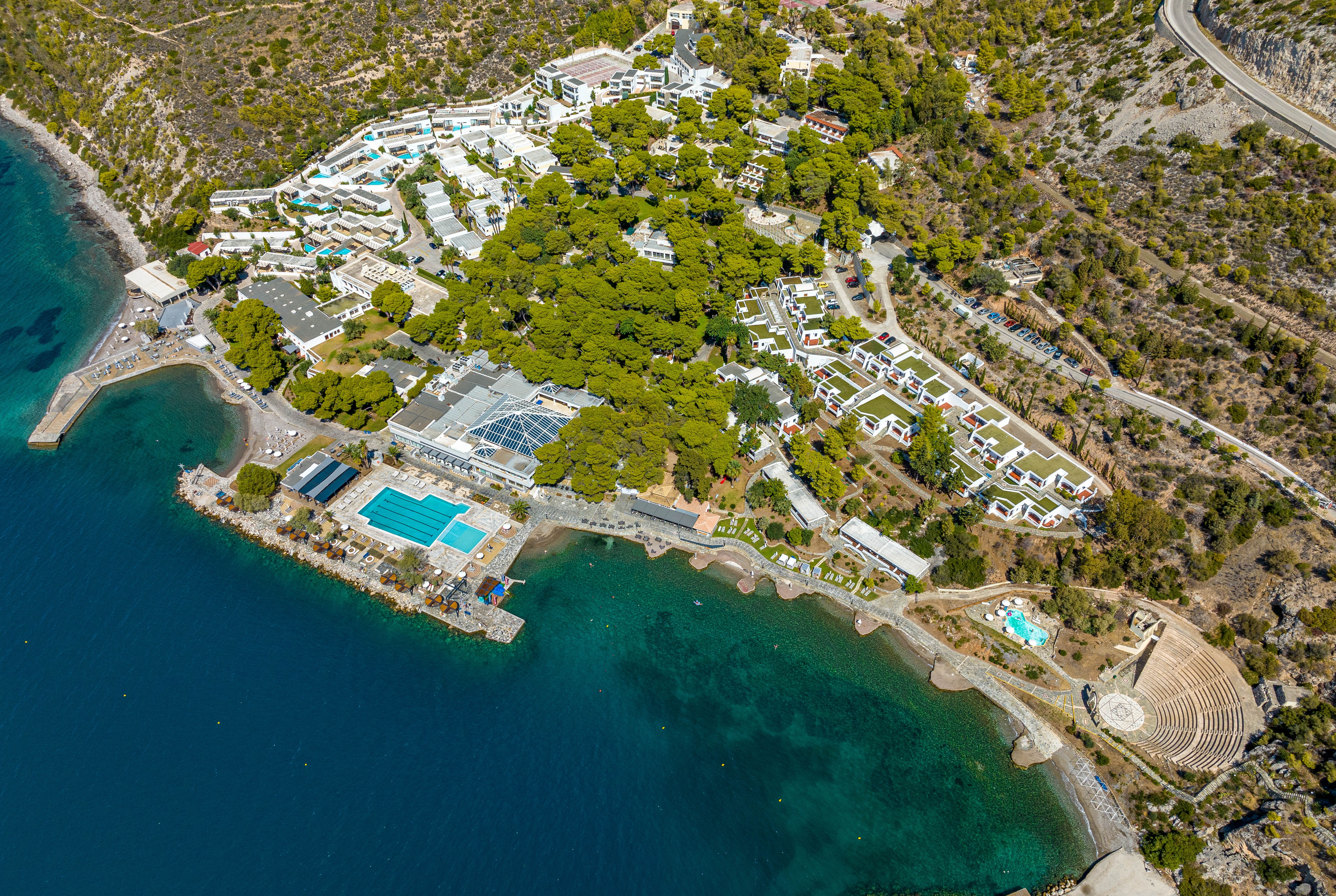 Exterior of Ramada by Wyndham Loutraki Poseidon Resort hotel in Loutraki, Other than US/Canada