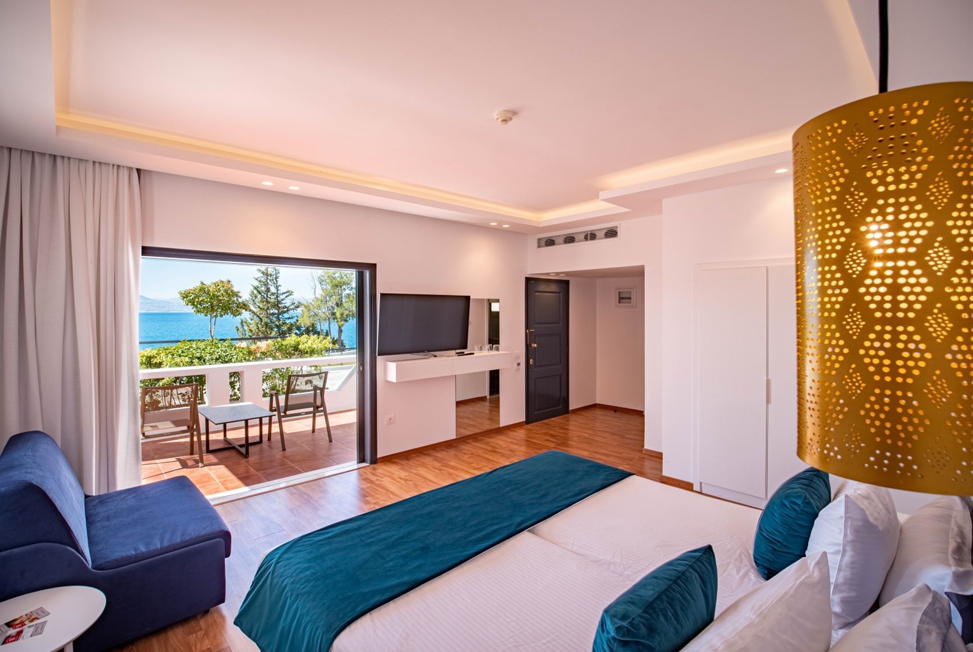 Guest room at the Ramada by Wyndham Loutraki Poseidon Resort in Loutraki, Other than US/Canada