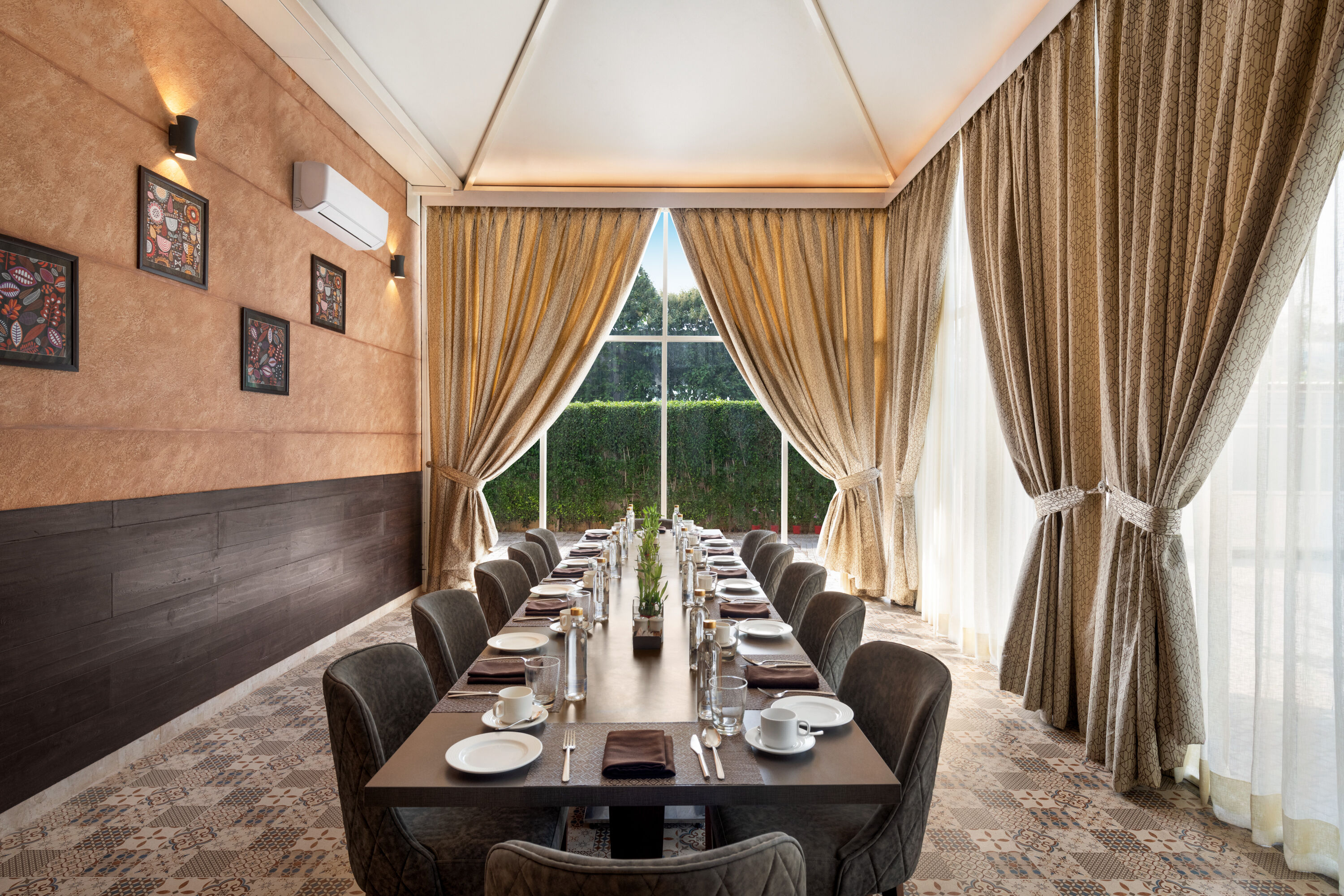 Ramada  by Wyndham Aligarh GT Road restaurant private dining area in Aligarh, Other than US/Canada