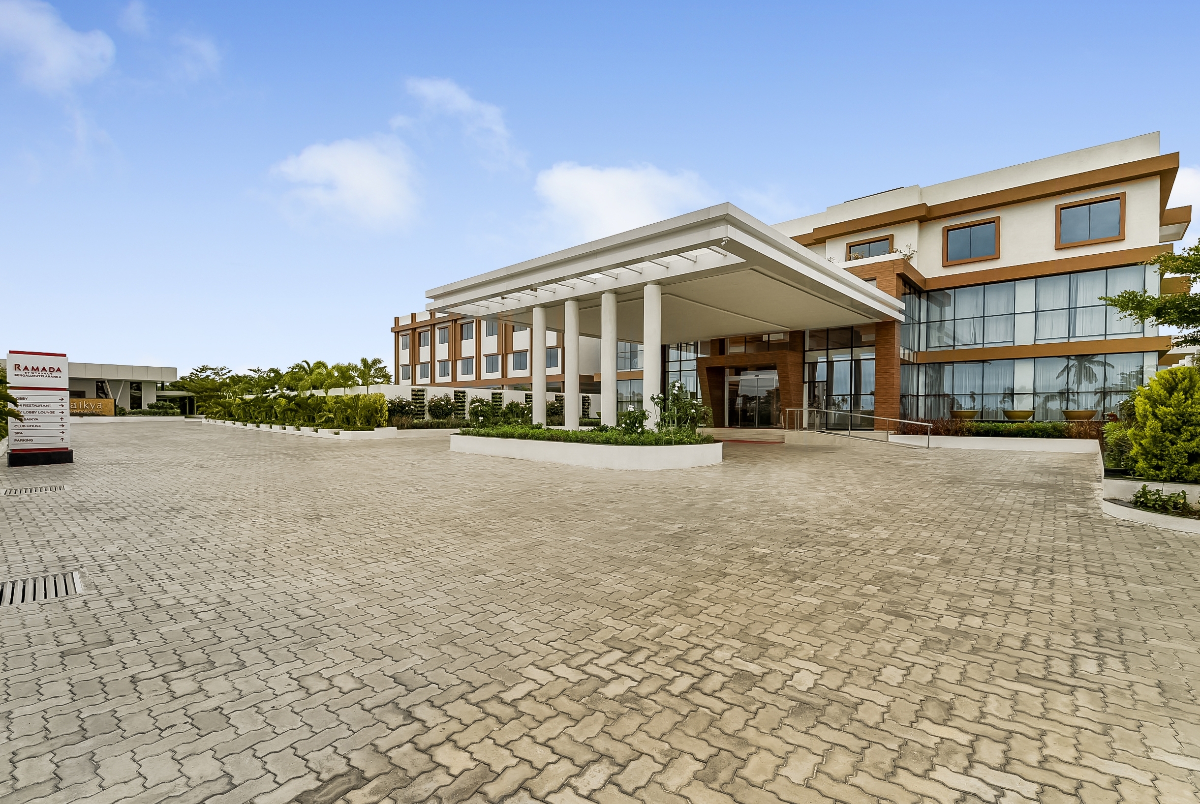Exterior of Ramada by Wyndham Bengaluru Yelahanka hotel in Bengaluru, Other than US/Canada