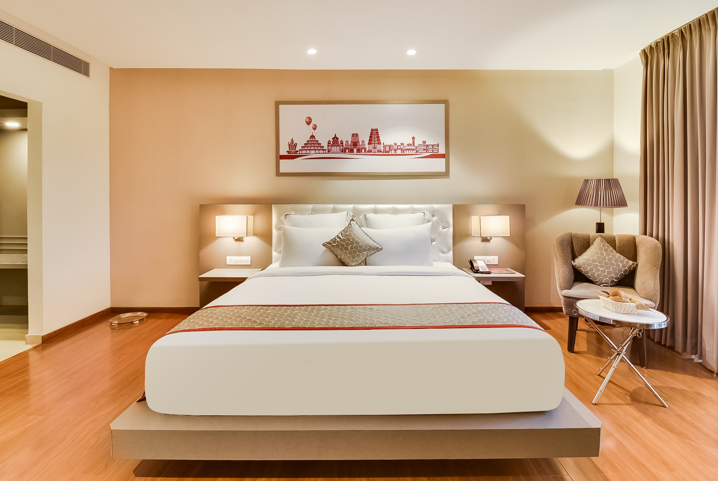 Guest room at the Ramada by Wyndham Bengaluru Yelahanka in Bengaluru, Other than US/Canada