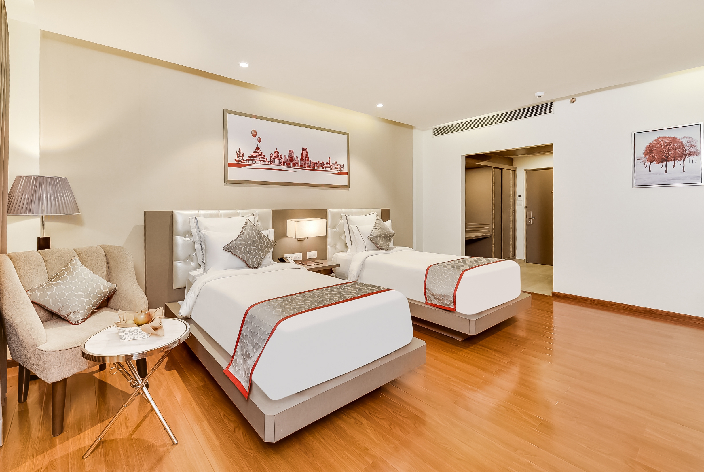 Guest room at the Ramada by Wyndham Bengaluru Yelahanka in Bengaluru, Other than US/Canada