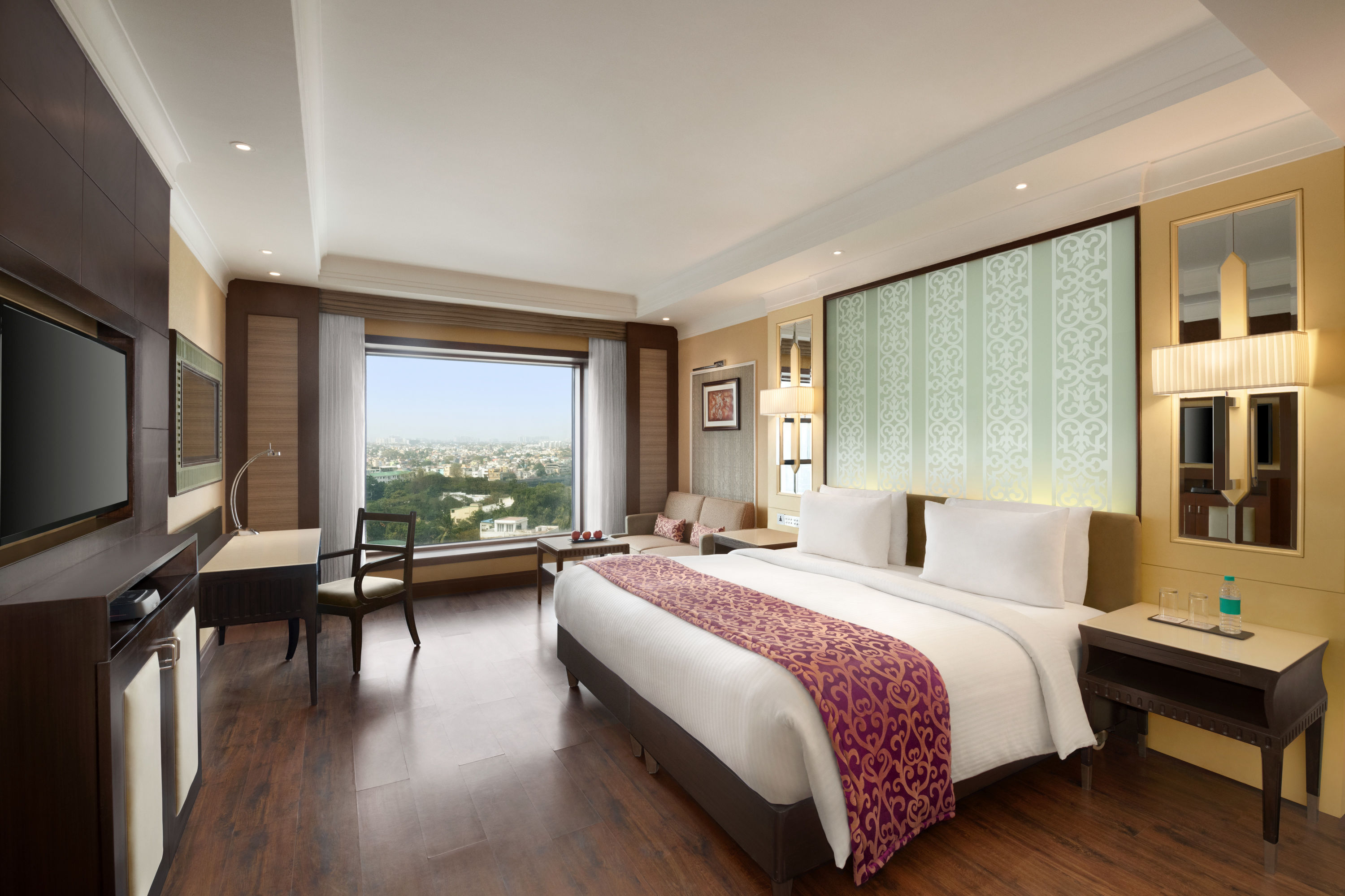 Guest room at the Ramada Plaza by Wyndham Chennai in Chennai, Other than US/Canada