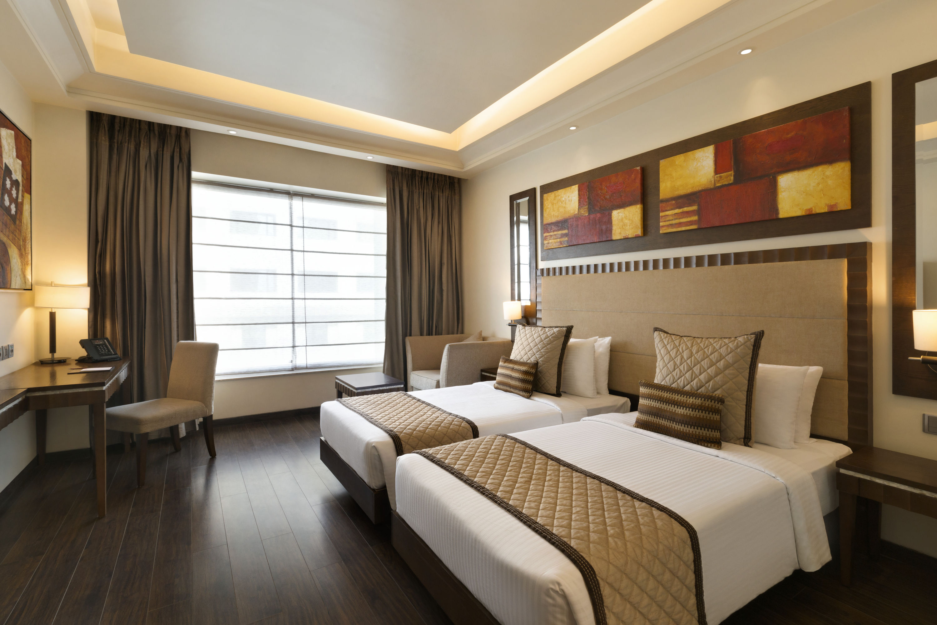 Guest room at the Ramada by Wyndham Gurgaon Central in Gurgaon, Other than US/Canada