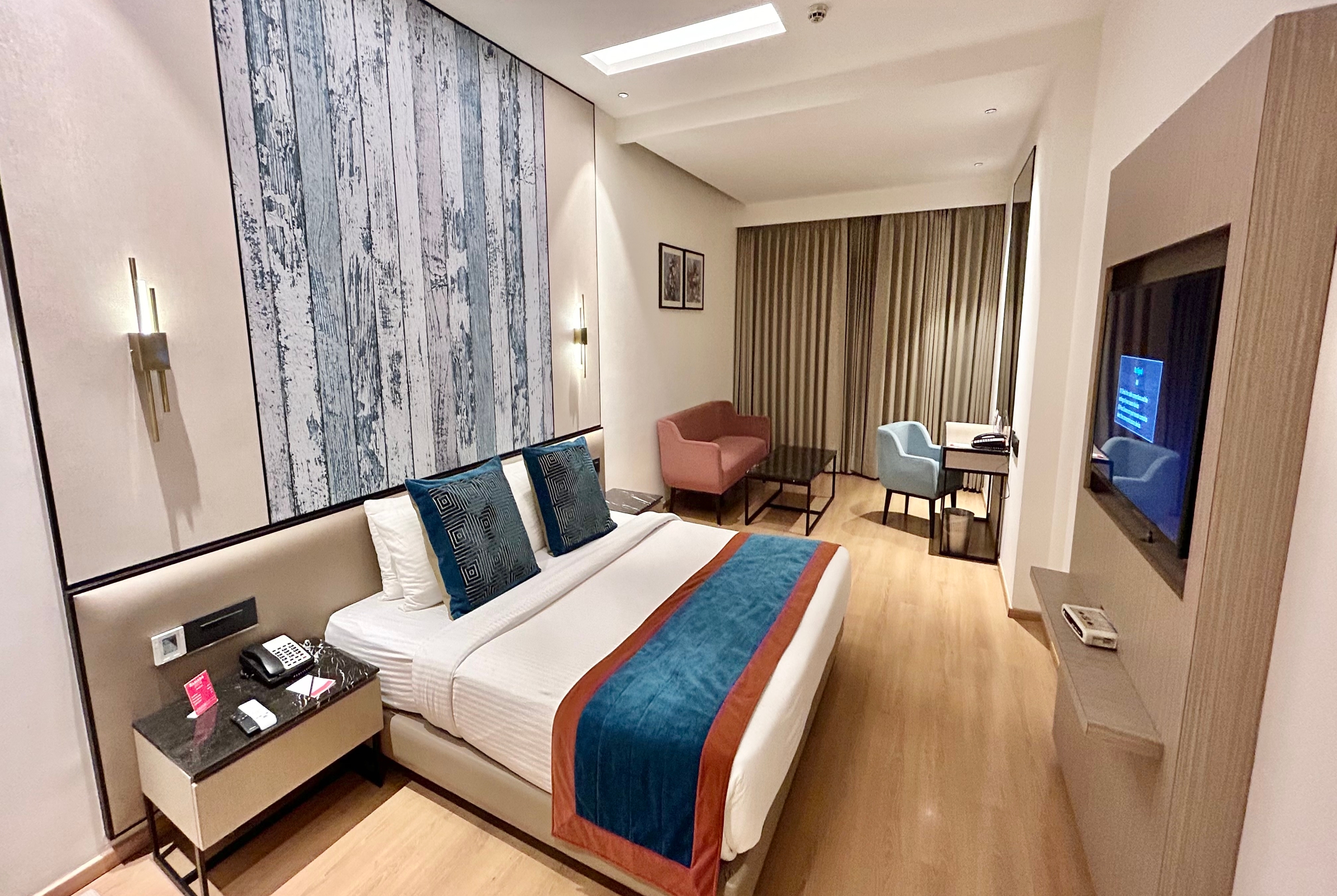 Guest room at the Ramada by Wyndham Jalandhar City Centre in Jalandhar, Other than US/Canada