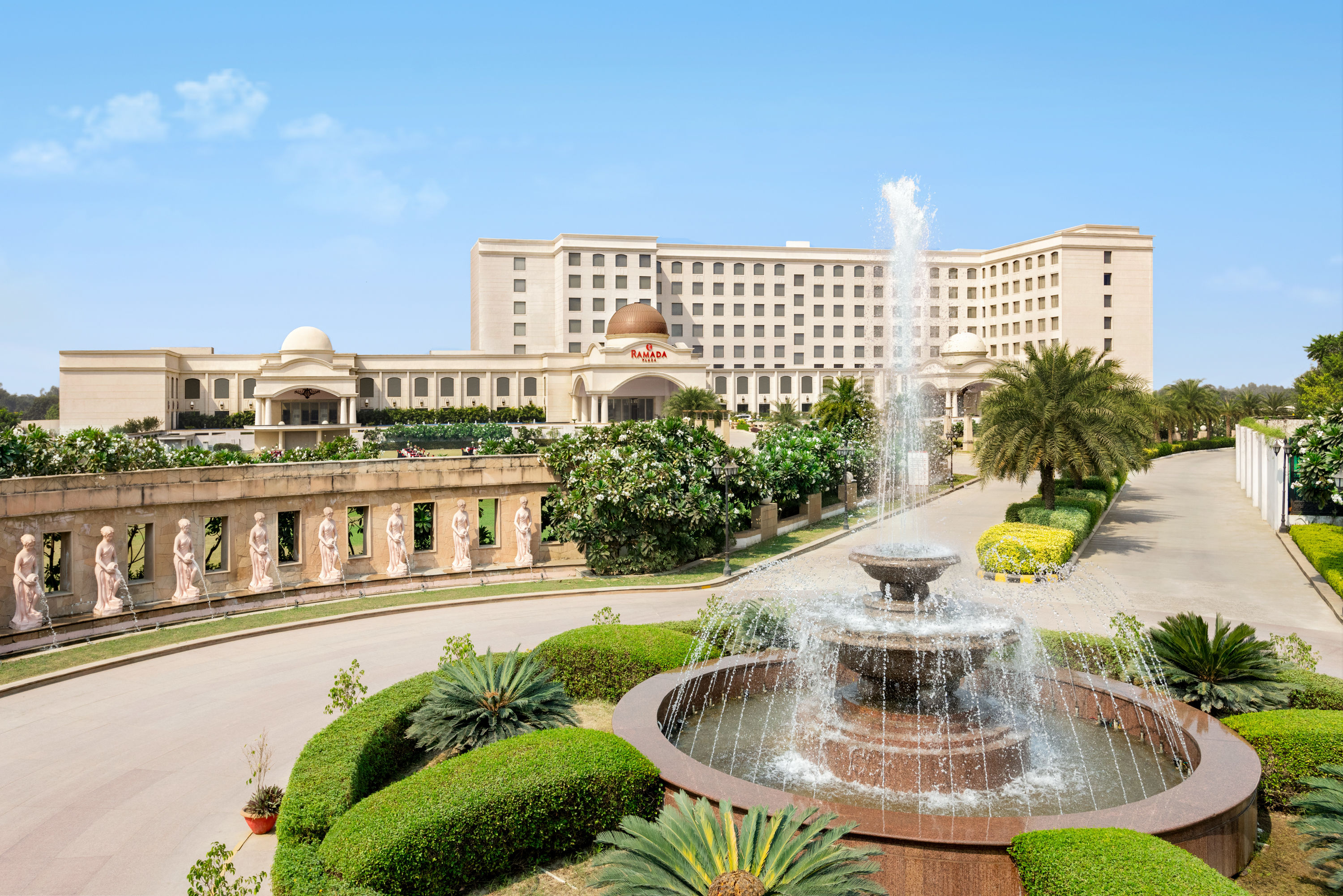 Front Exterior Image of Ramada by Wyndham Lucknow Hotel and Convention Center hotel in Lucknow, Other than US/Canada