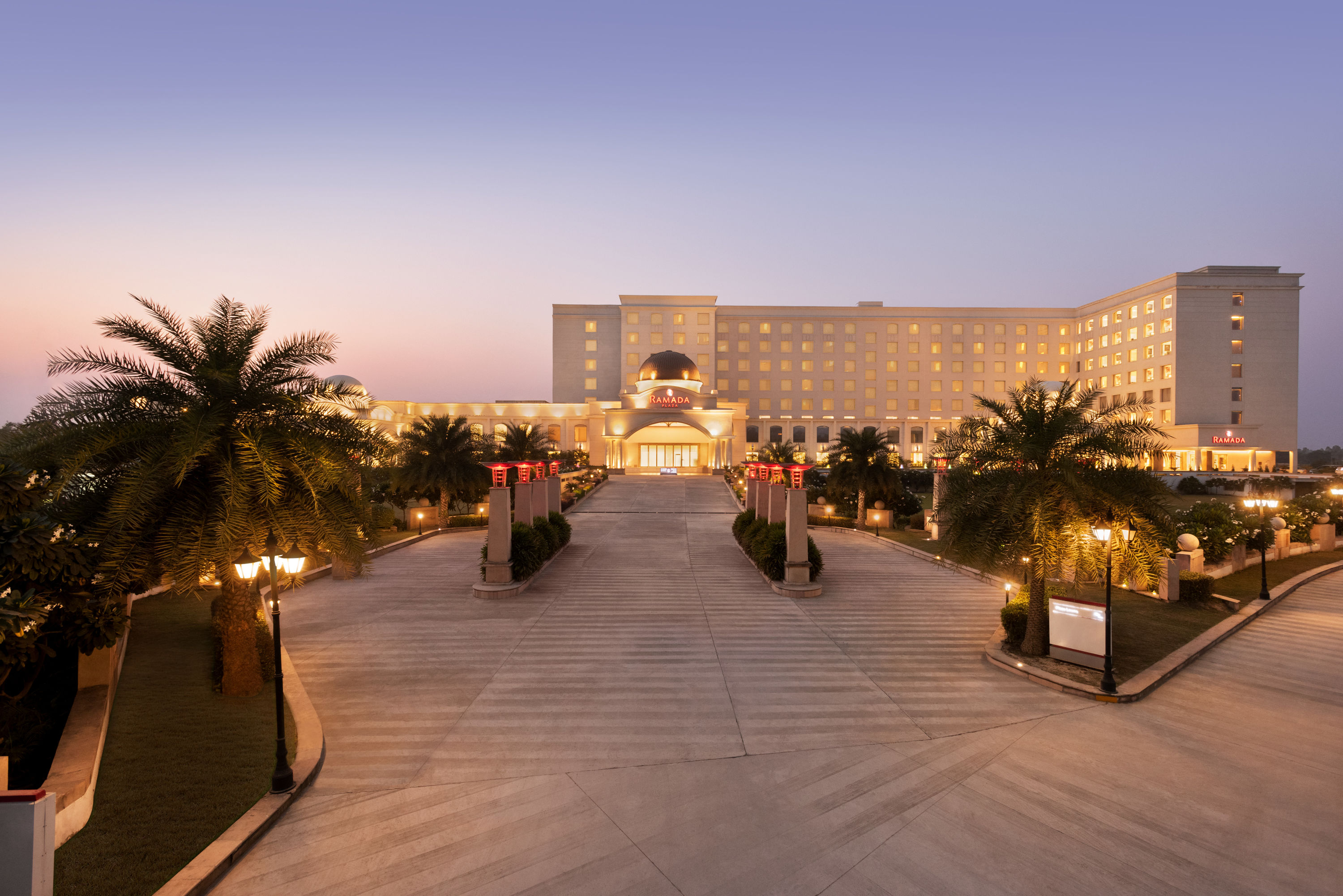 Front Exterior Image of Ramada by Wyndham Lucknow Hotel and Convention Center hotel in Lucknow, Other than US/Canada