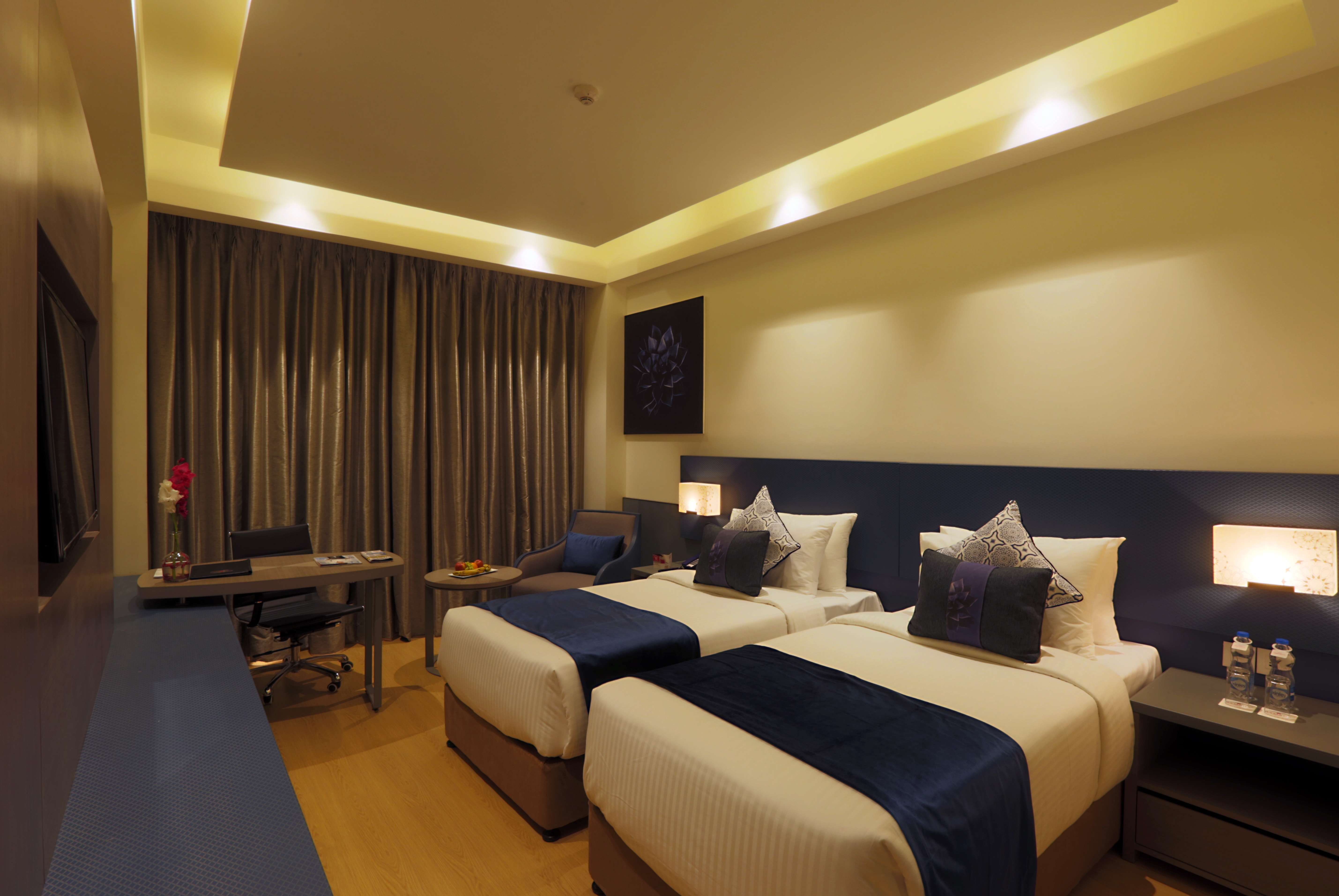 Guest room at the Ramada by Wyndham Lucknow Hotel and Convention Center in Lucknow, Other than US/Canada