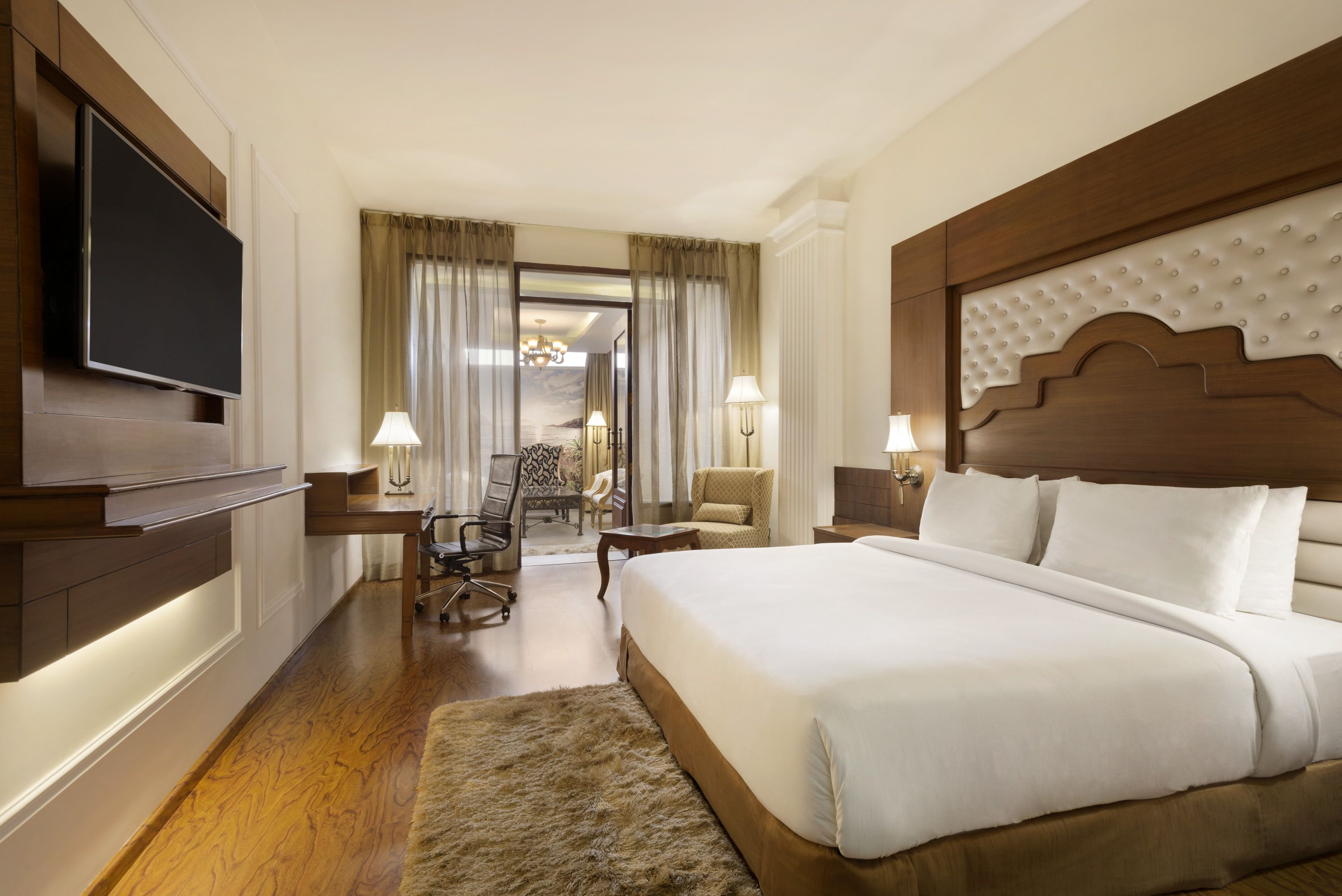 Guest room at the Ramada Plaza by Wyndham Chandigarh Zirakpur in Zirakpur, Other than US/Canada