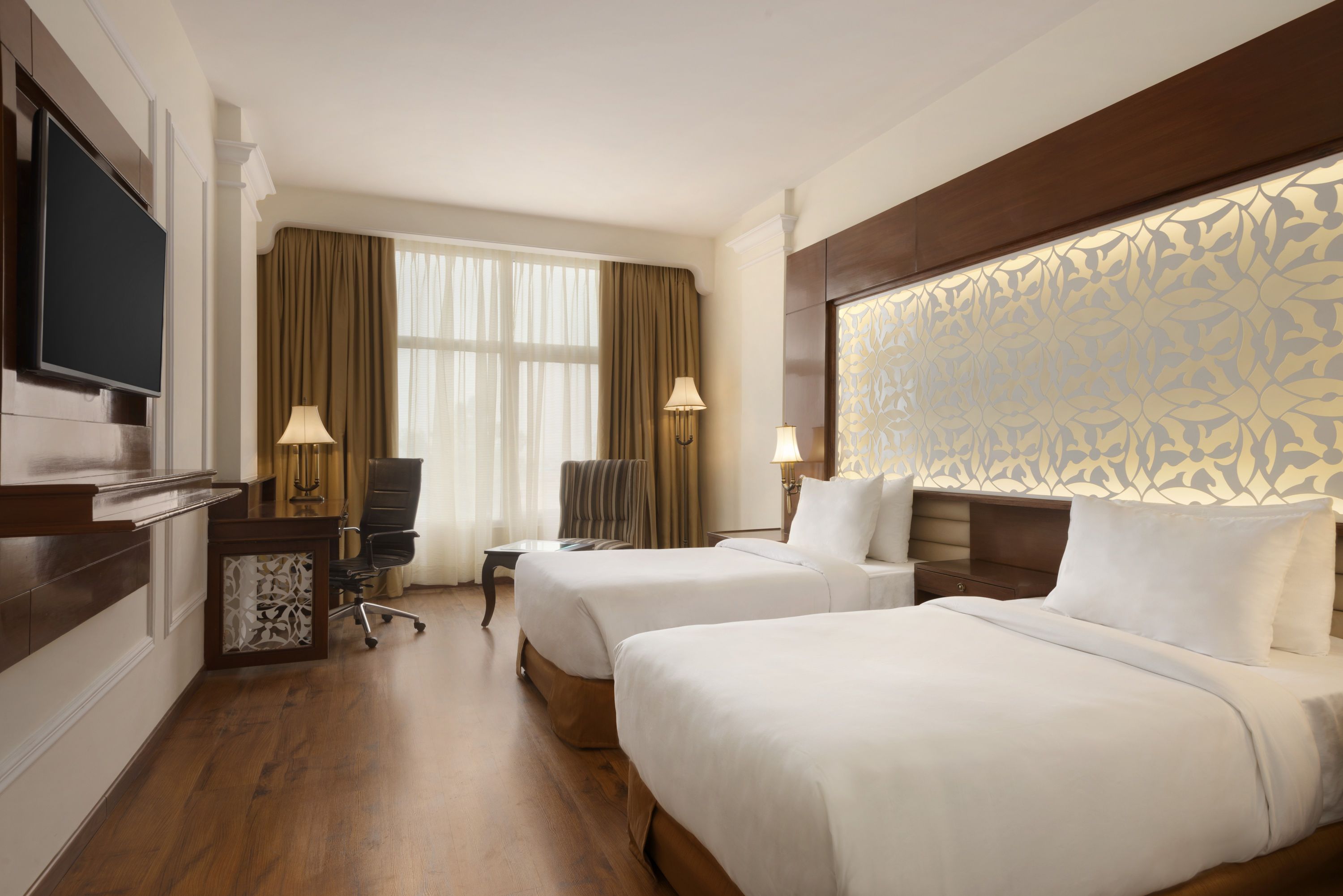 Guest room at the Ramada Plaza by Wyndham Chandigarh Zirakpur in Zirakpur, Other than US/Canada