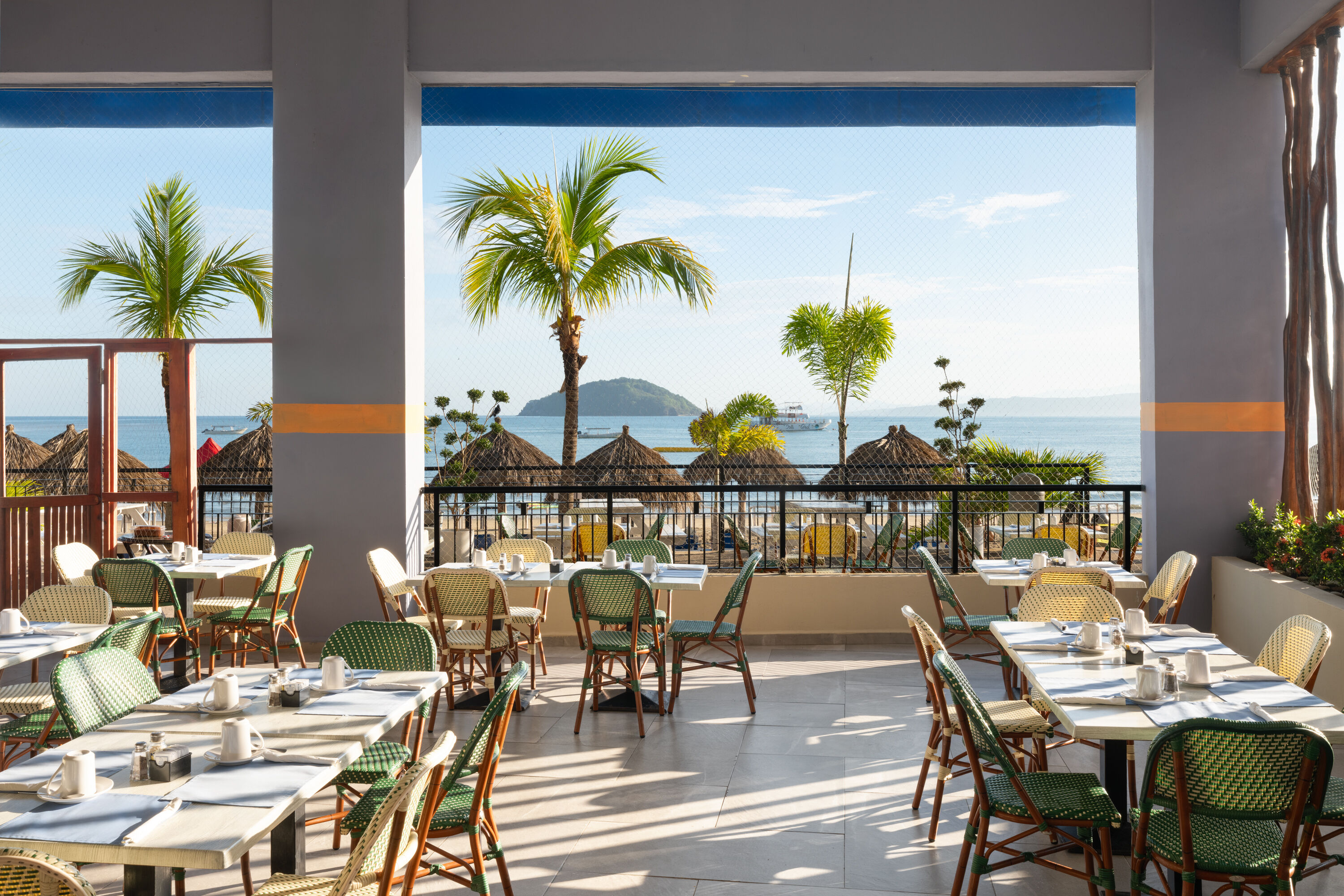 Decameron La Marina Guayabitos, Ramada All Inclusive Resort restaurant buffet in Rincon de Guayabitos, Other than US/Canada