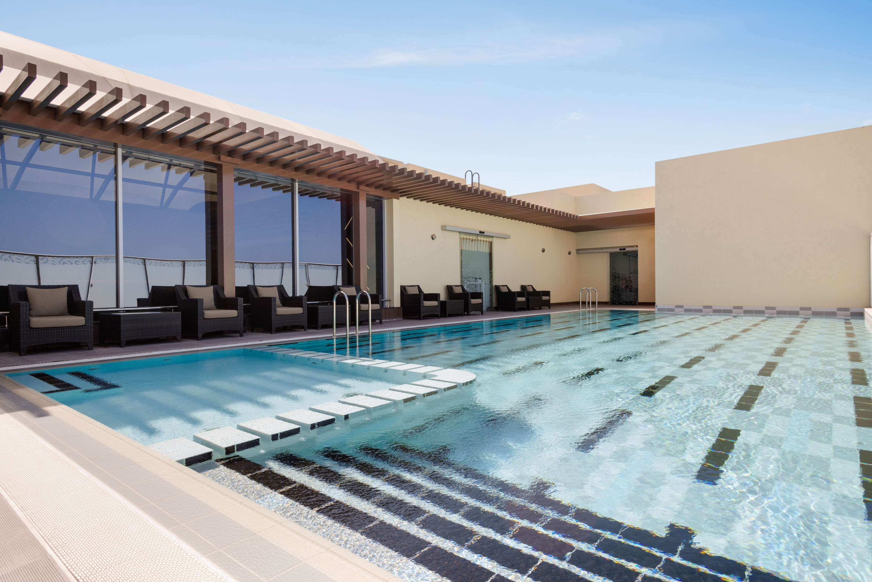 Family pool at the Ramada Encore by Wyndham Muscat Al-Ghubra in Muscat, Other than US/Canada
