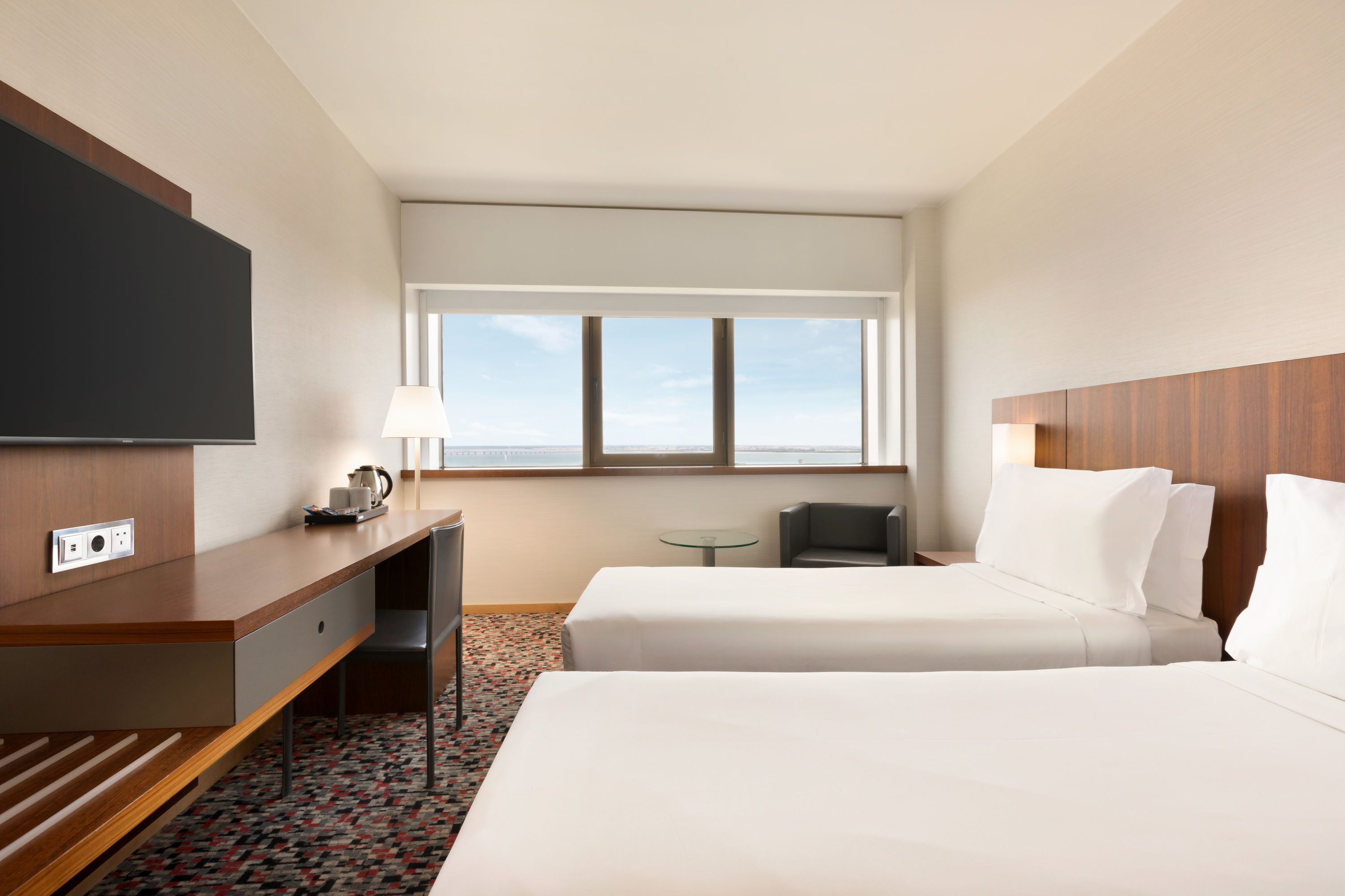 Guest room at the Ramada by Wyndham Lisbon in Lisbon, Other than US/Canada