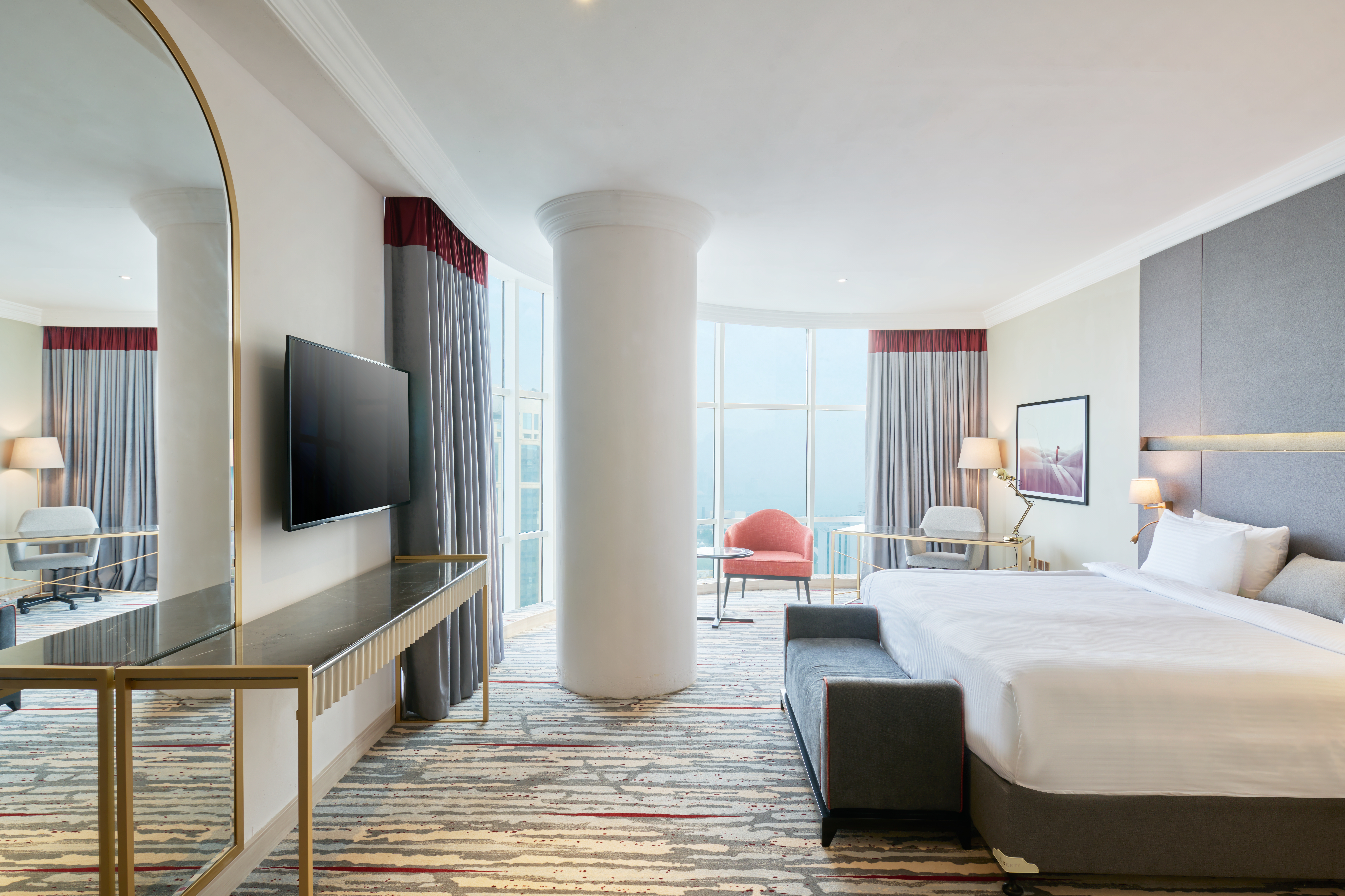 Guest room at the Ramada by Wyndham Doha Old Town in Doha, Other than US/Canada