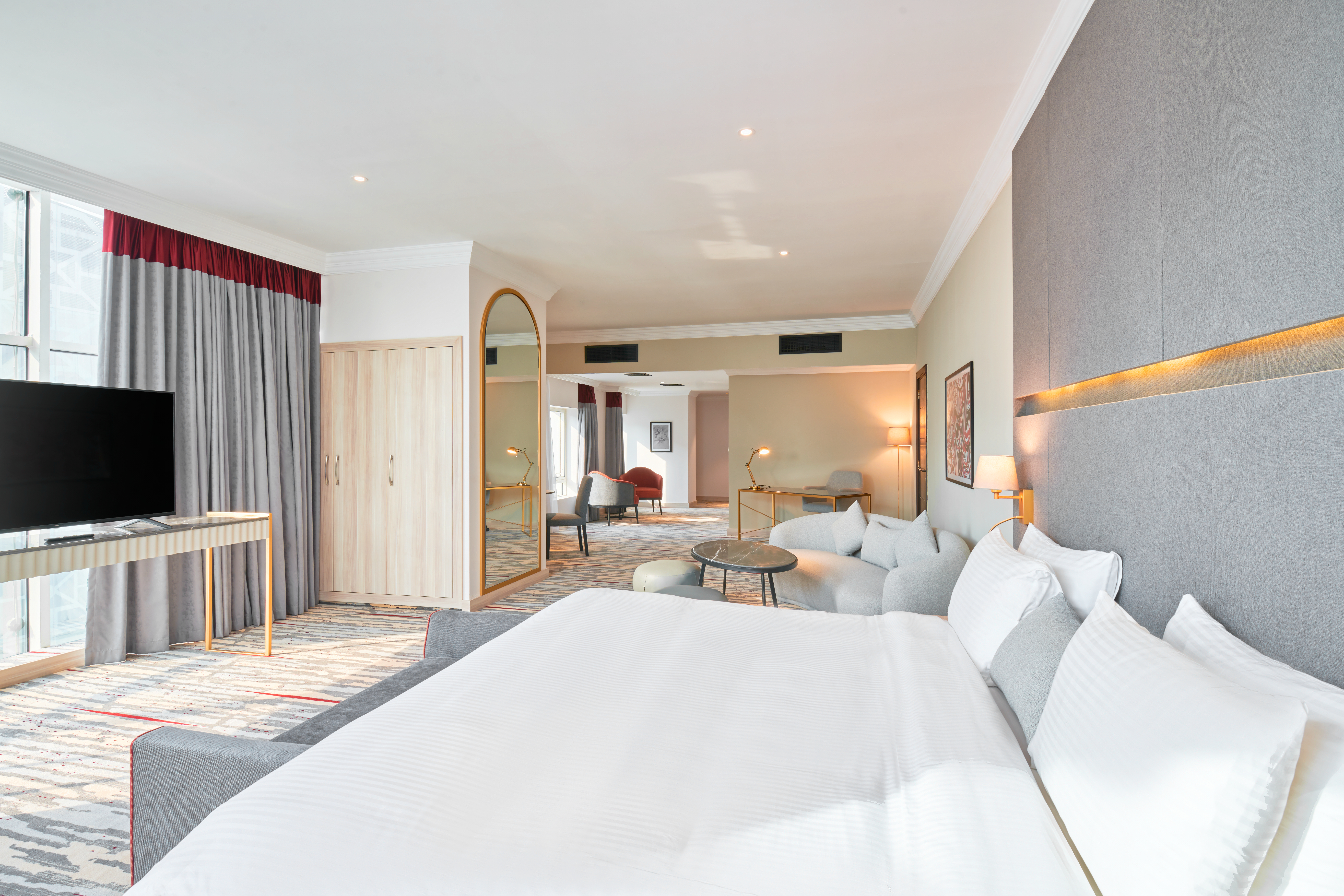 Guest room at the Ramada by Wyndham Doha Old Town in Doha, Other than US/Canada