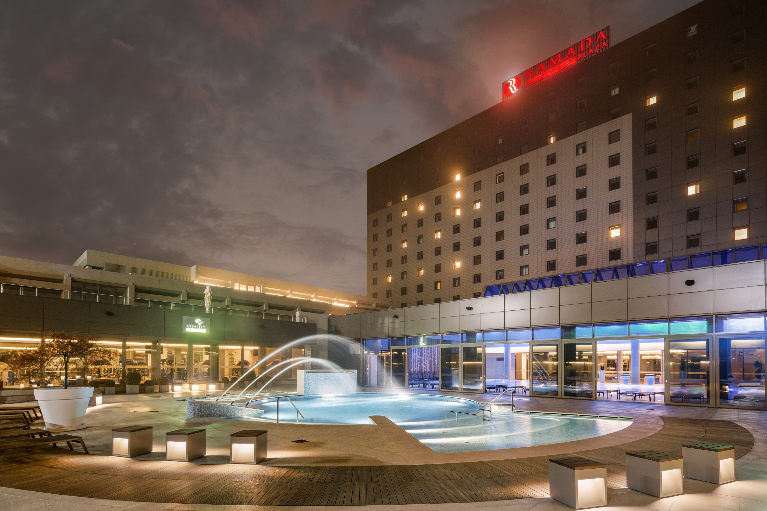 Pool at the Ramada Plaza by Wyndham Bucharest Convention Center in Bucharest, Other than US/Canada