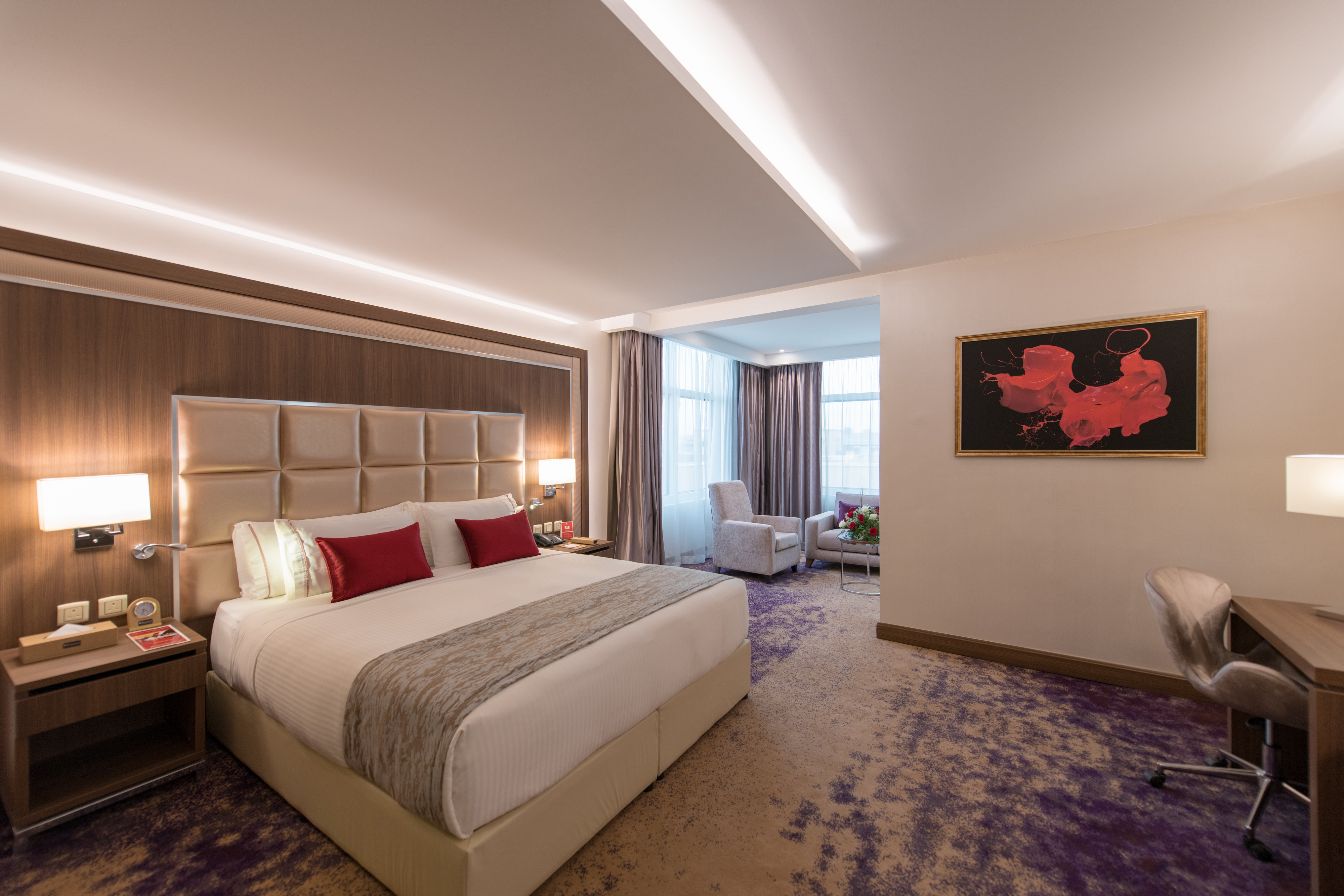 Guest room at the Ramada by Wyndham Continental Jeddah in Jeddah, Other than US/Canada