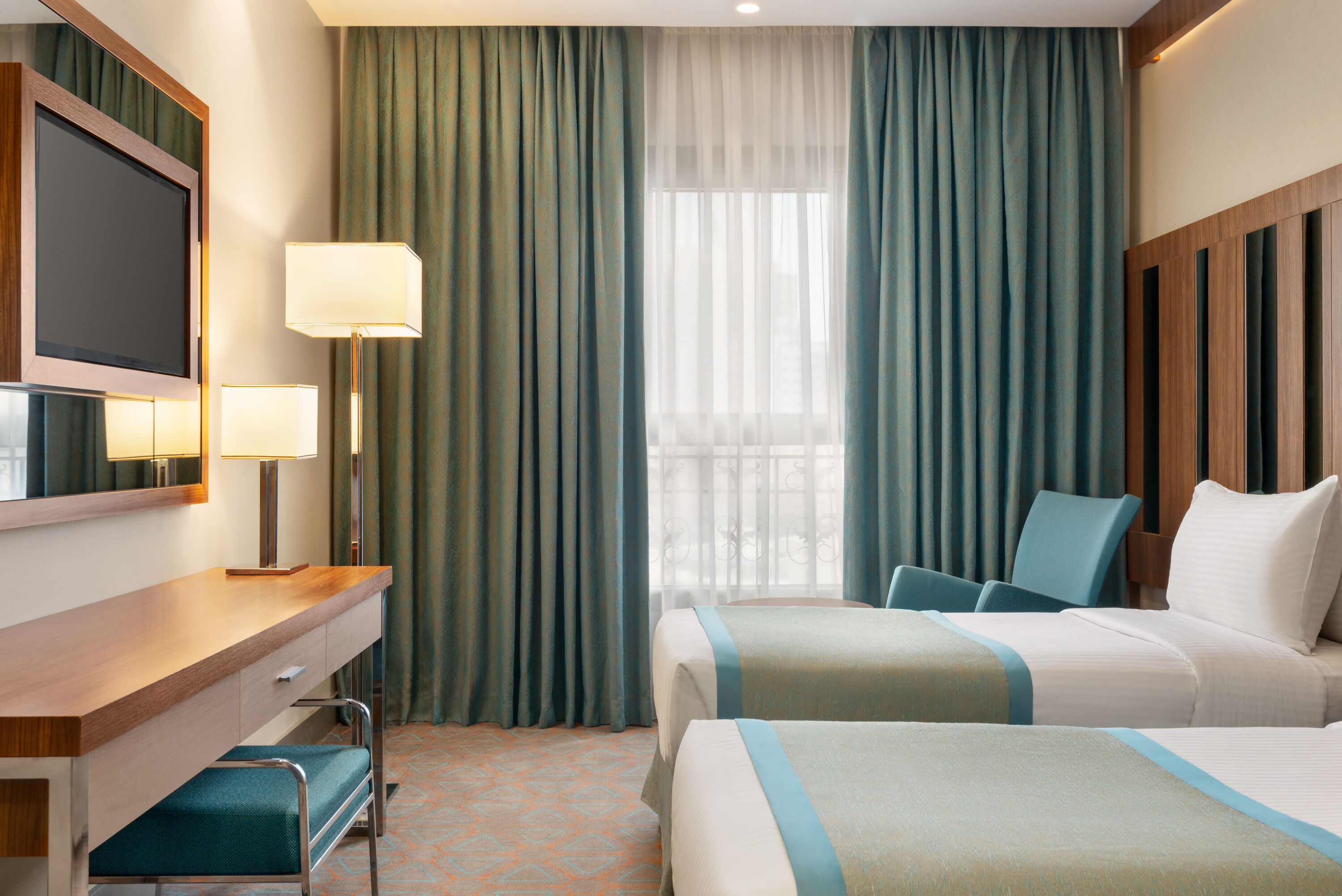 Guest room at the Ramada by Wyndham Makkah Zad Al Tayseer in Makkah, Other than US/Canada