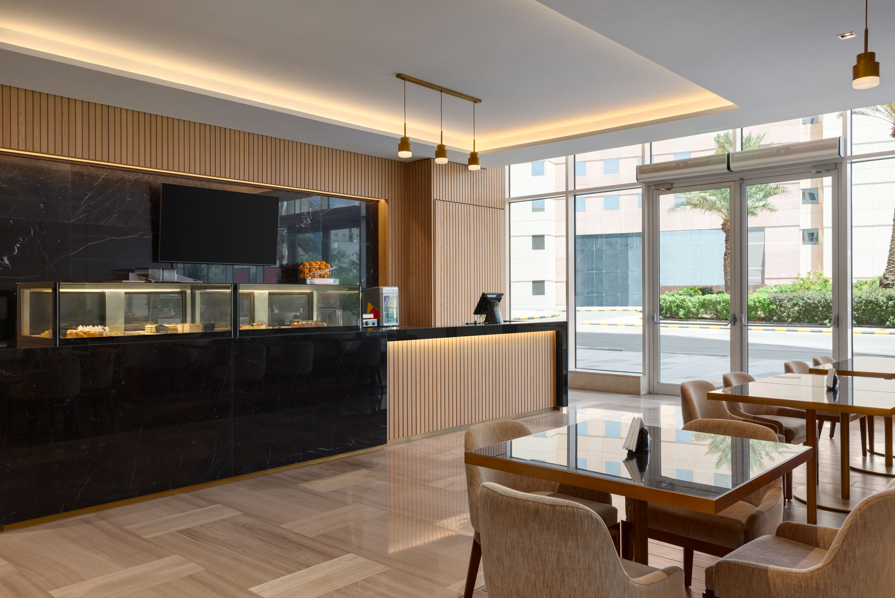 Ramada by Wyndham Riyadh King Fahd Road cafe in Riyadh, Other than US/Canada