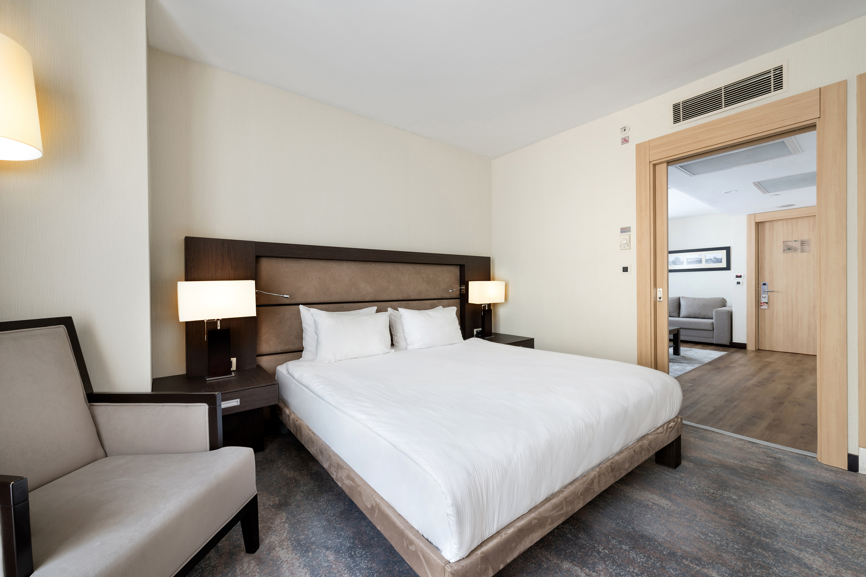 Guest room at the Ramada Plaza by Wyndham Istanbul City Center in Istanbul, Other than US/Canada
