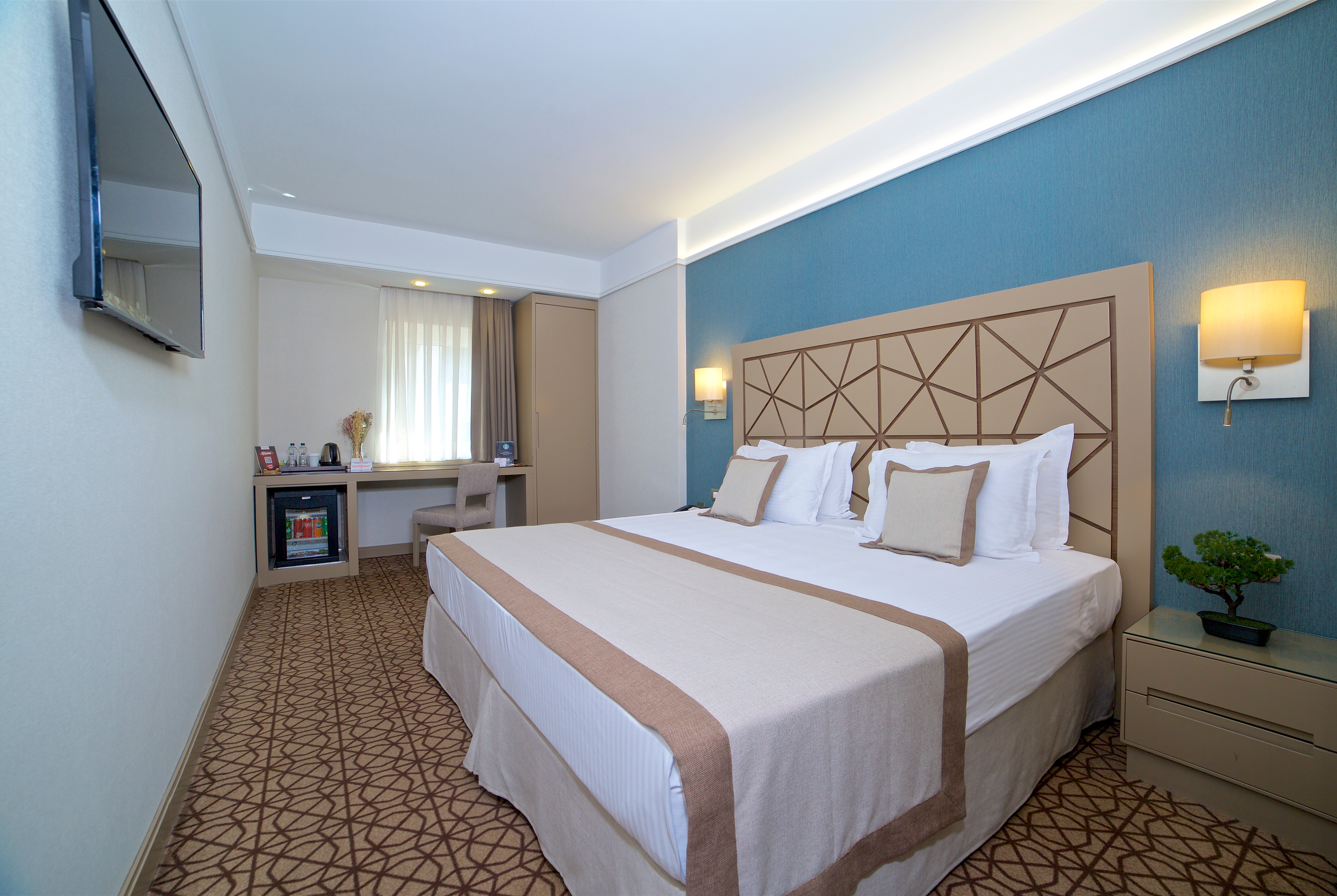 Guest room at the Ramada by Wyndham Istanbul Taksim in Istanbul, Other than US/Canada