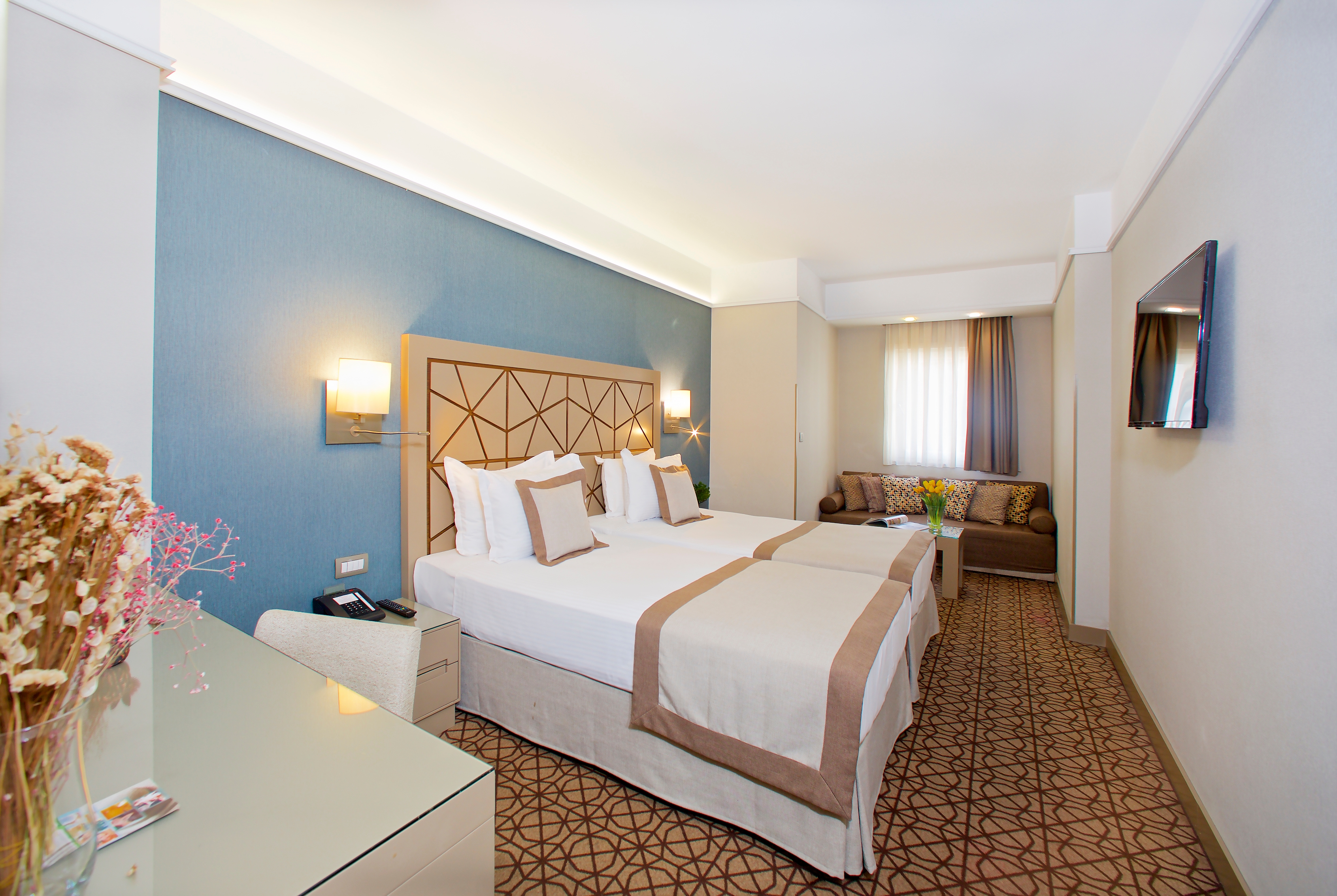 Guest room at the Ramada by Wyndham Istanbul Taksim in Istanbul, Other than US/Canada
