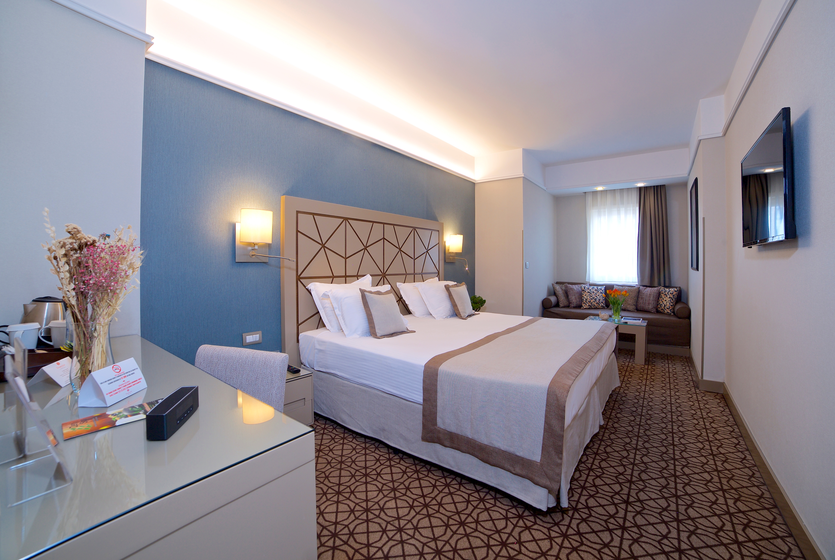 Guest room at the Ramada by Wyndham Istanbul Taksim in Istanbul, Other than US/Canada
