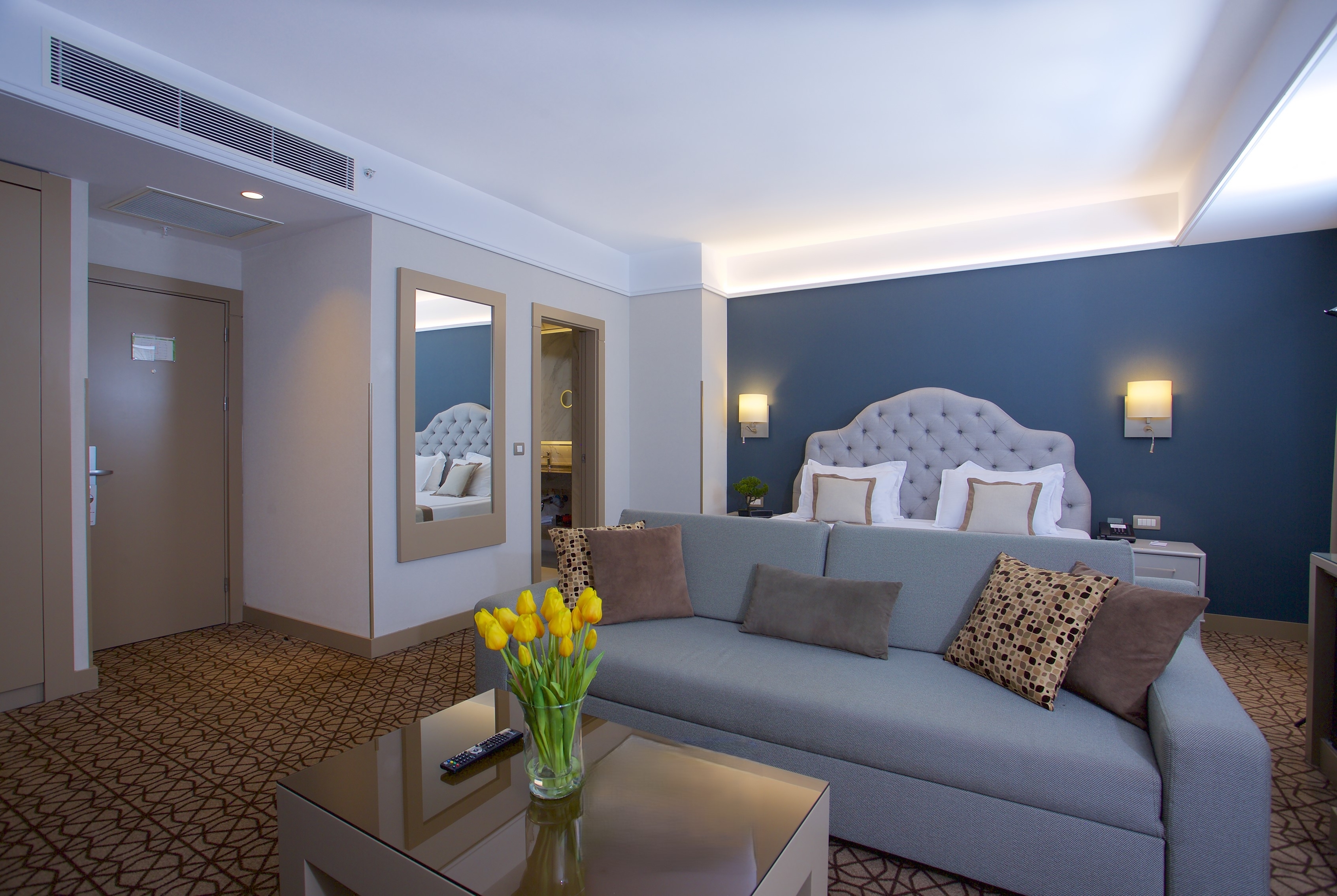 Guest room at the Ramada by Wyndham Istanbul Taksim in Istanbul, Other than US/Canada