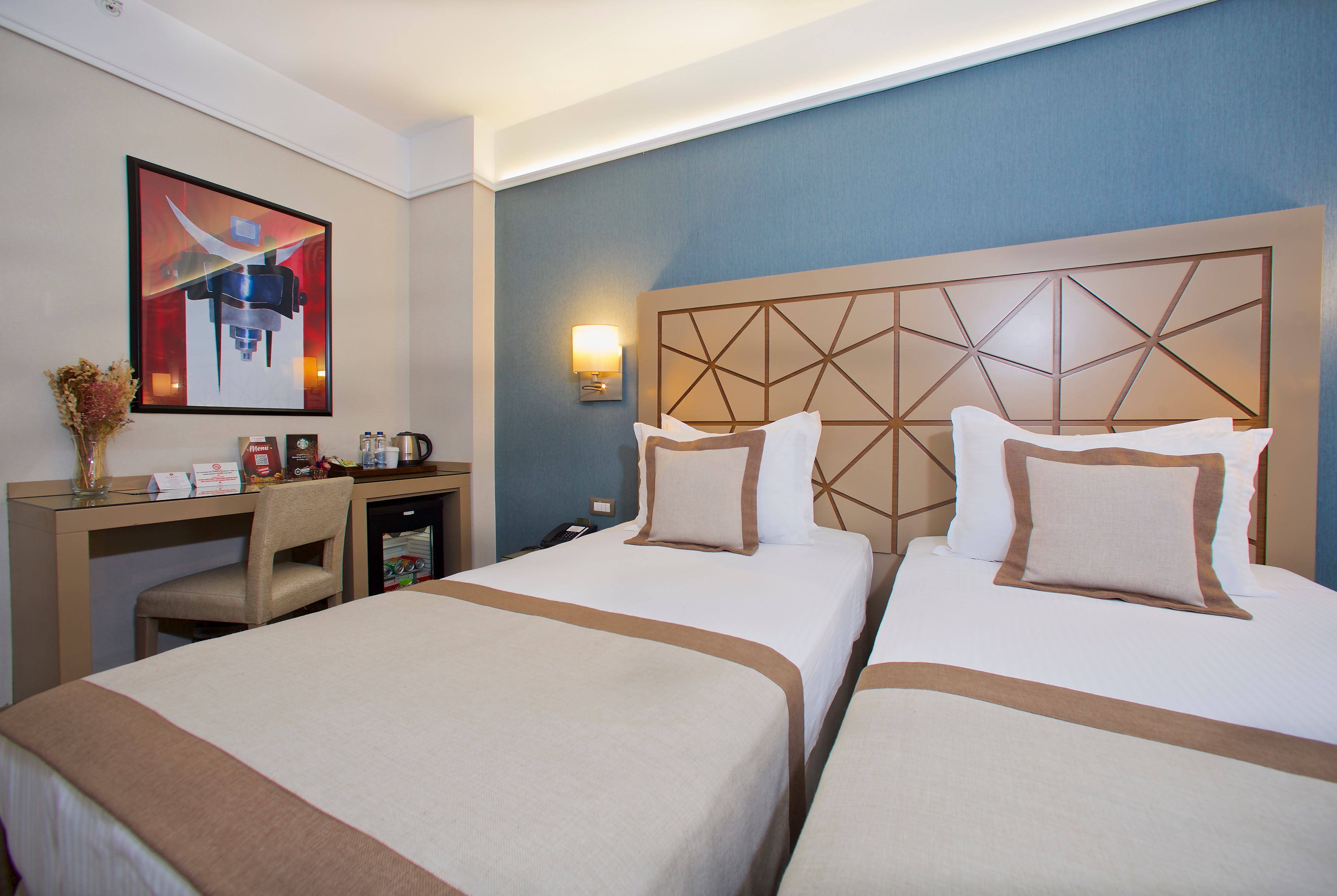 Guest room at the Ramada by Wyndham Istanbul Taksim in Istanbul, Other than US/Canada