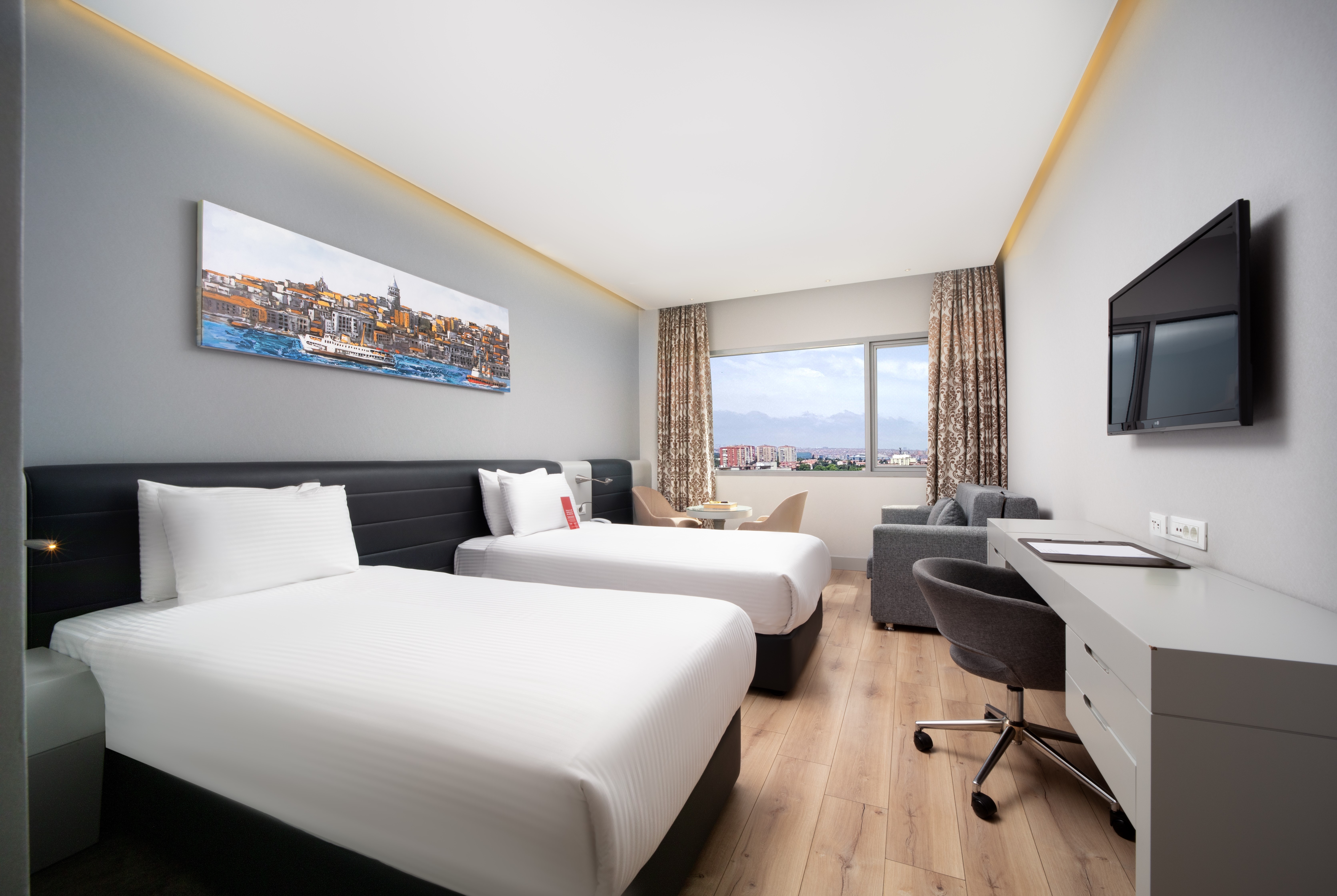 Guest room at the Ramada Plaza by Wyndham Istanbul Atakoy in Istanbul, Other than US/Canada