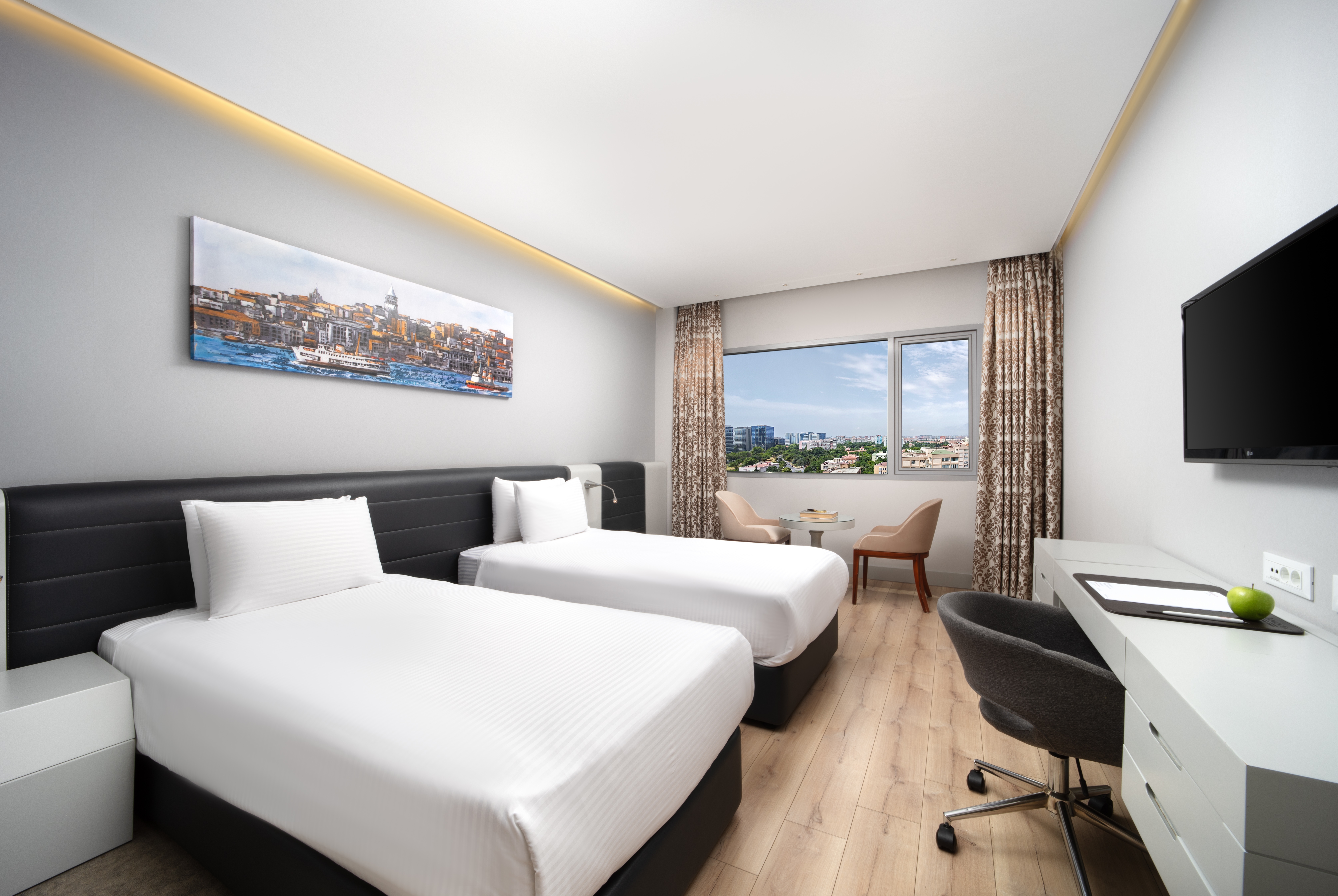 Guest room at the Ramada Plaza by Wyndham Istanbul Atakoy in Istanbul, Other than US/Canada