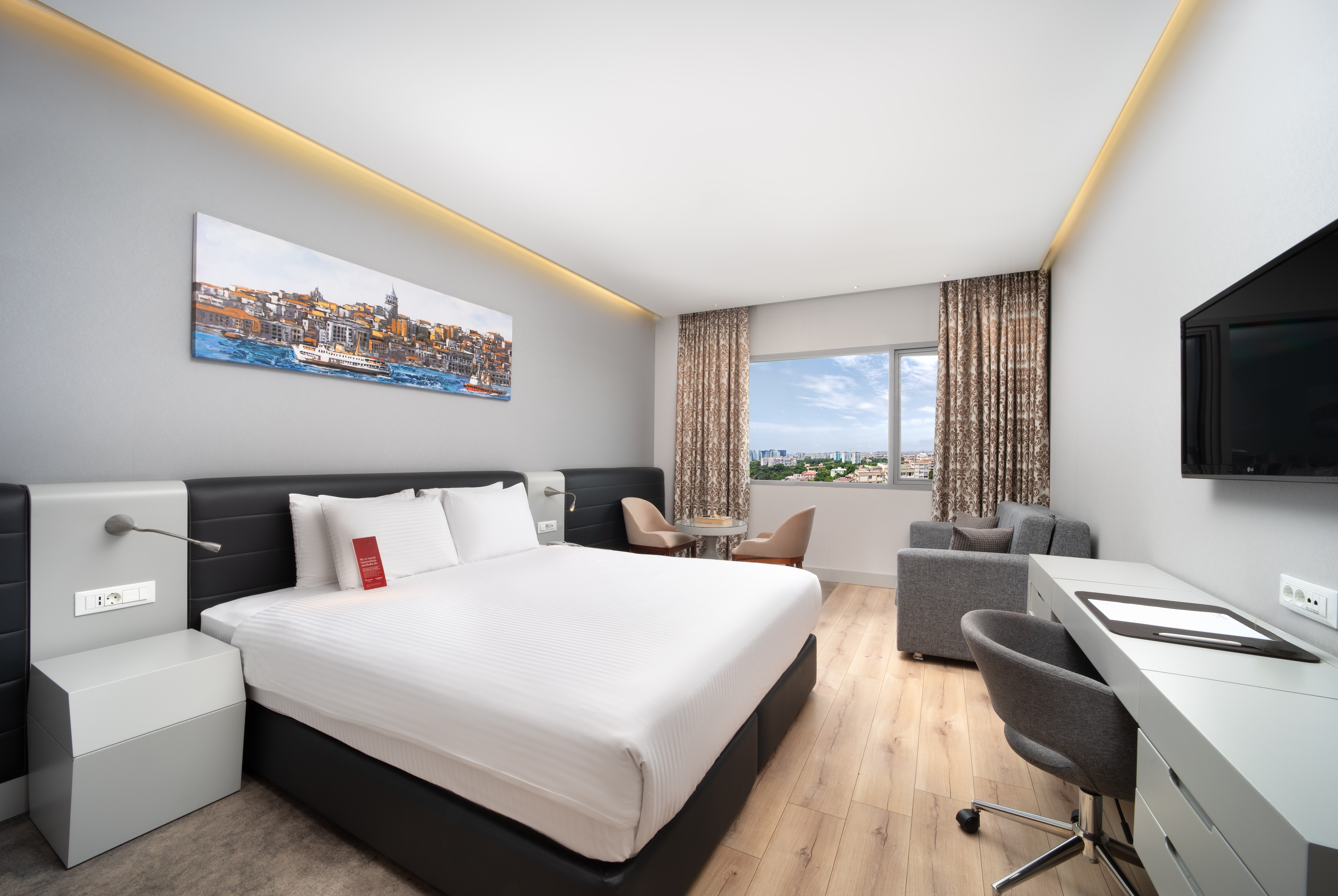 Guest room at the Ramada Plaza by Wyndham Istanbul Atakoy in Istanbul, Other than US/Canada