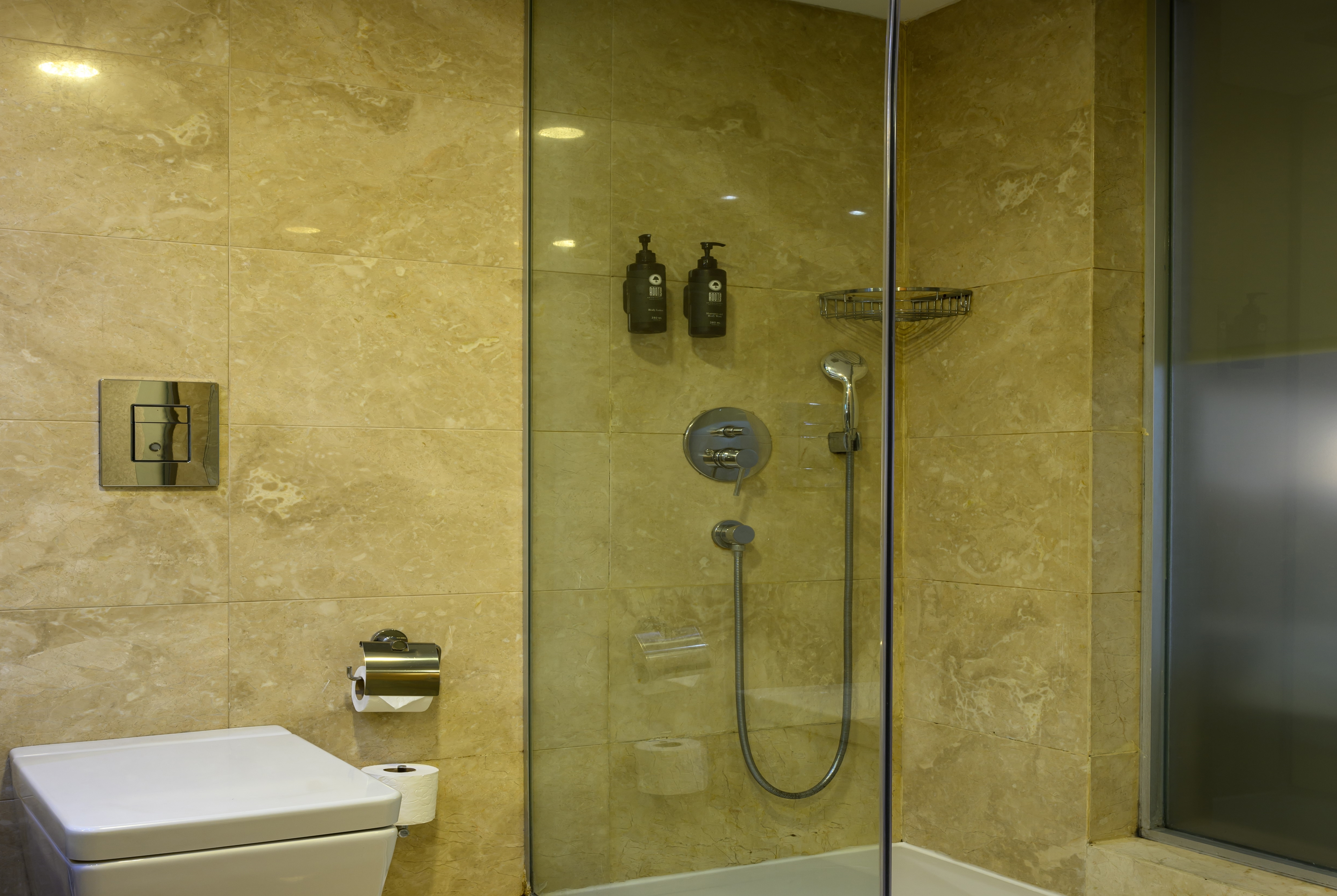 Guest room bath at the Ramada by Wyndham Istanbul Grand Bazaar in Istanbul, Other than US/Canada