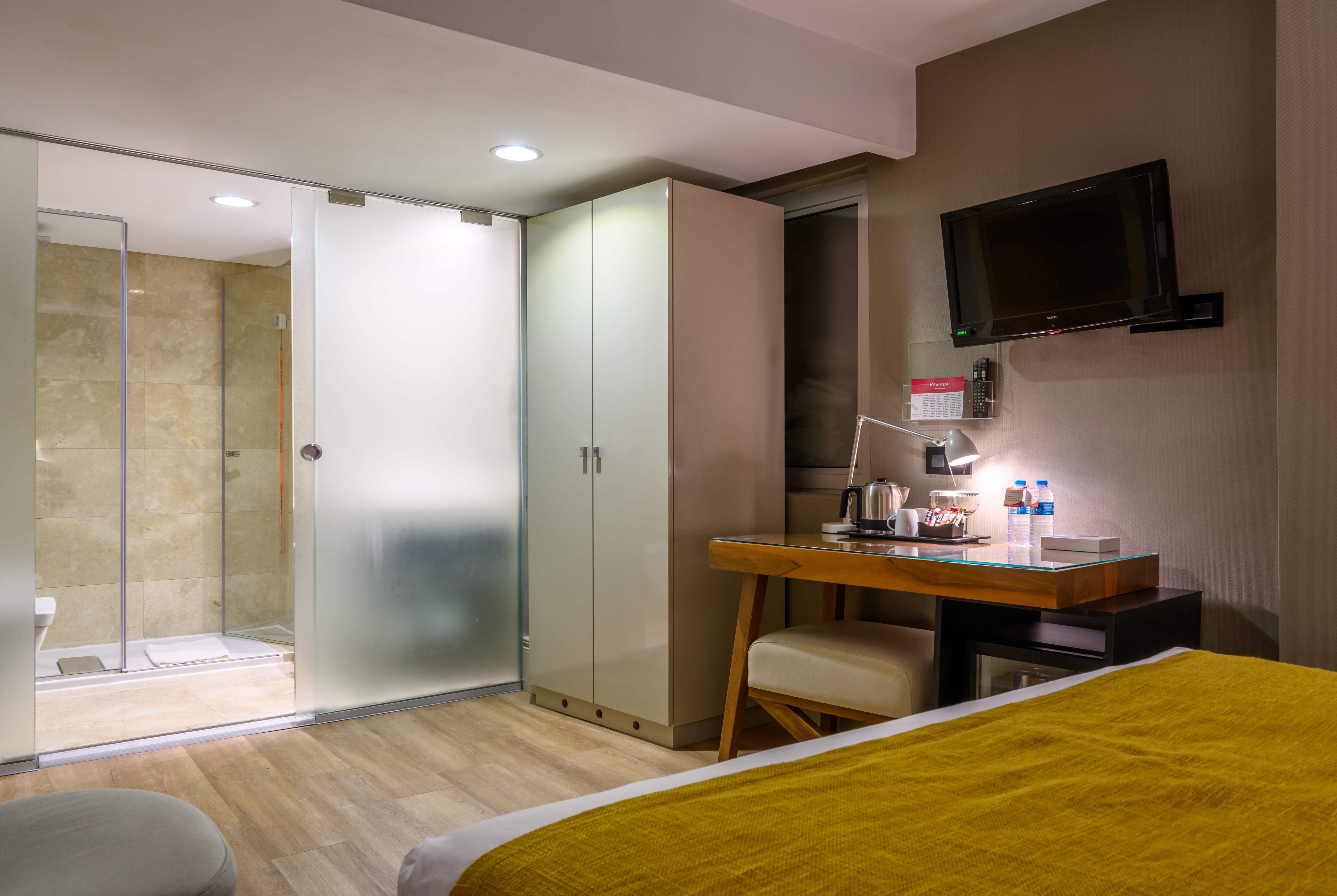 Guest room at the Ramada by Wyndham Istanbul Grand Bazaar in Istanbul, Other than US/Canada