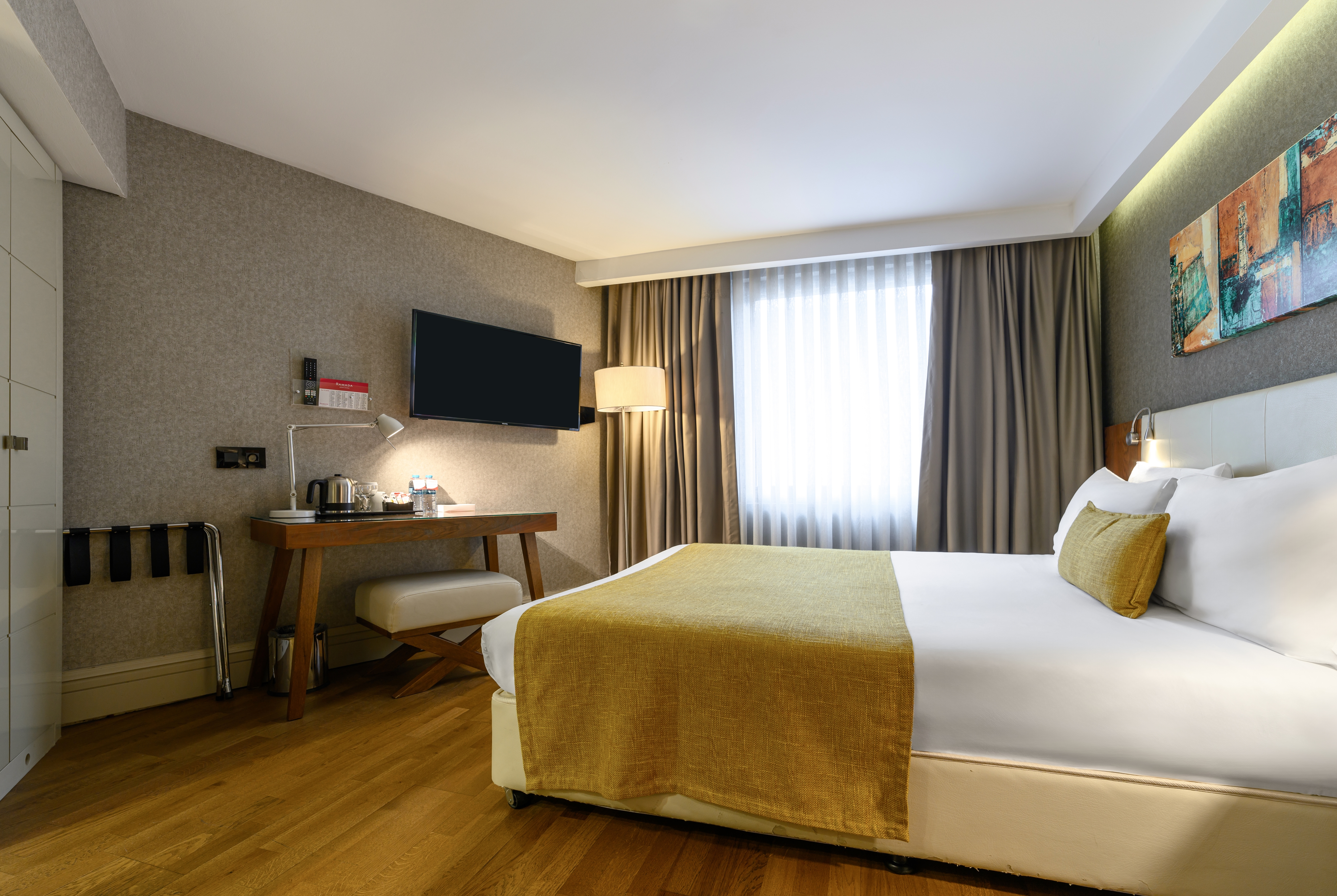 Guest room at the Ramada by Wyndham Istanbul Grand Bazaar in Istanbul, Other than US/Canada
