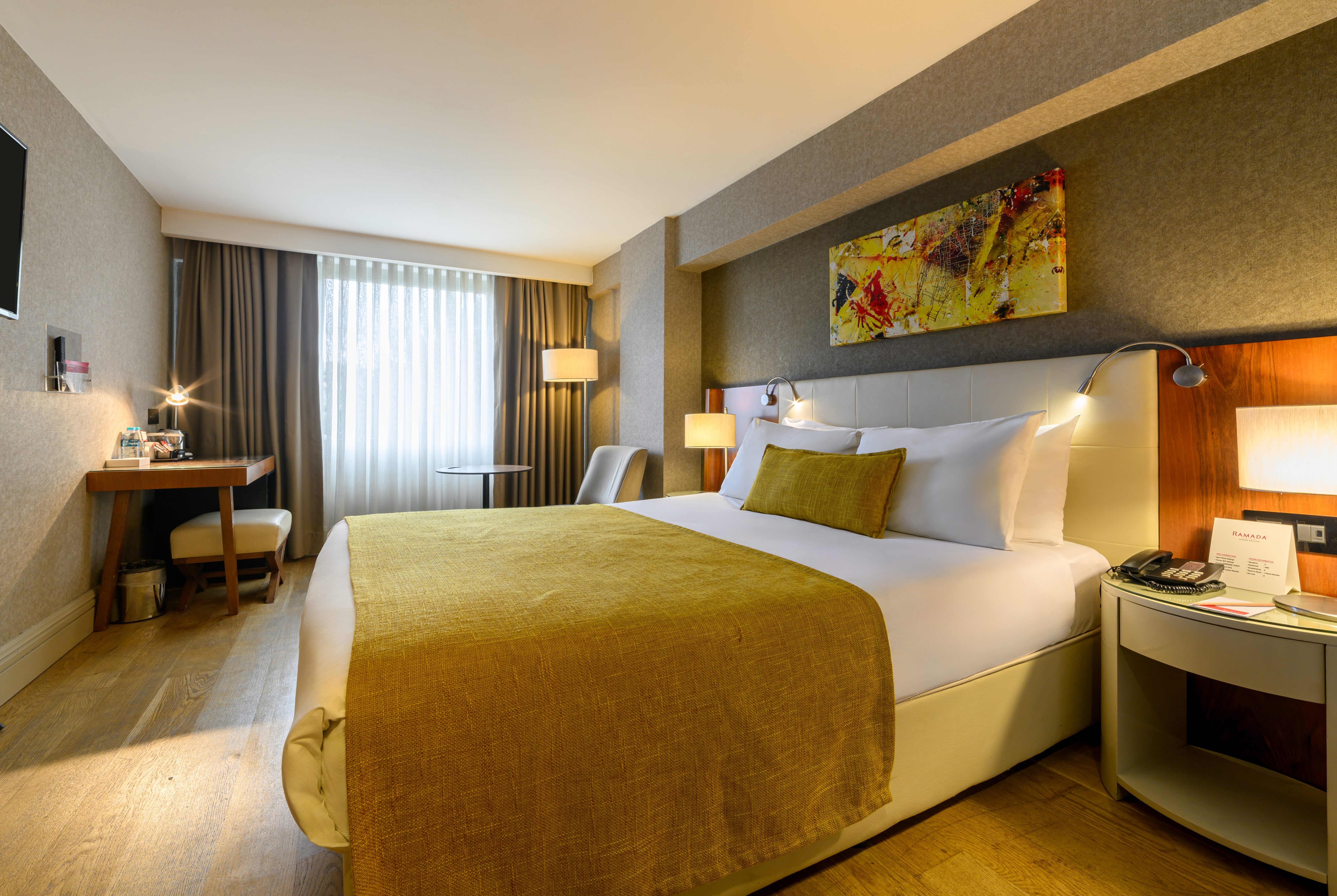 Guest room at the Ramada by Wyndham Istanbul Grand Bazaar in Istanbul, Other than US/Canada
