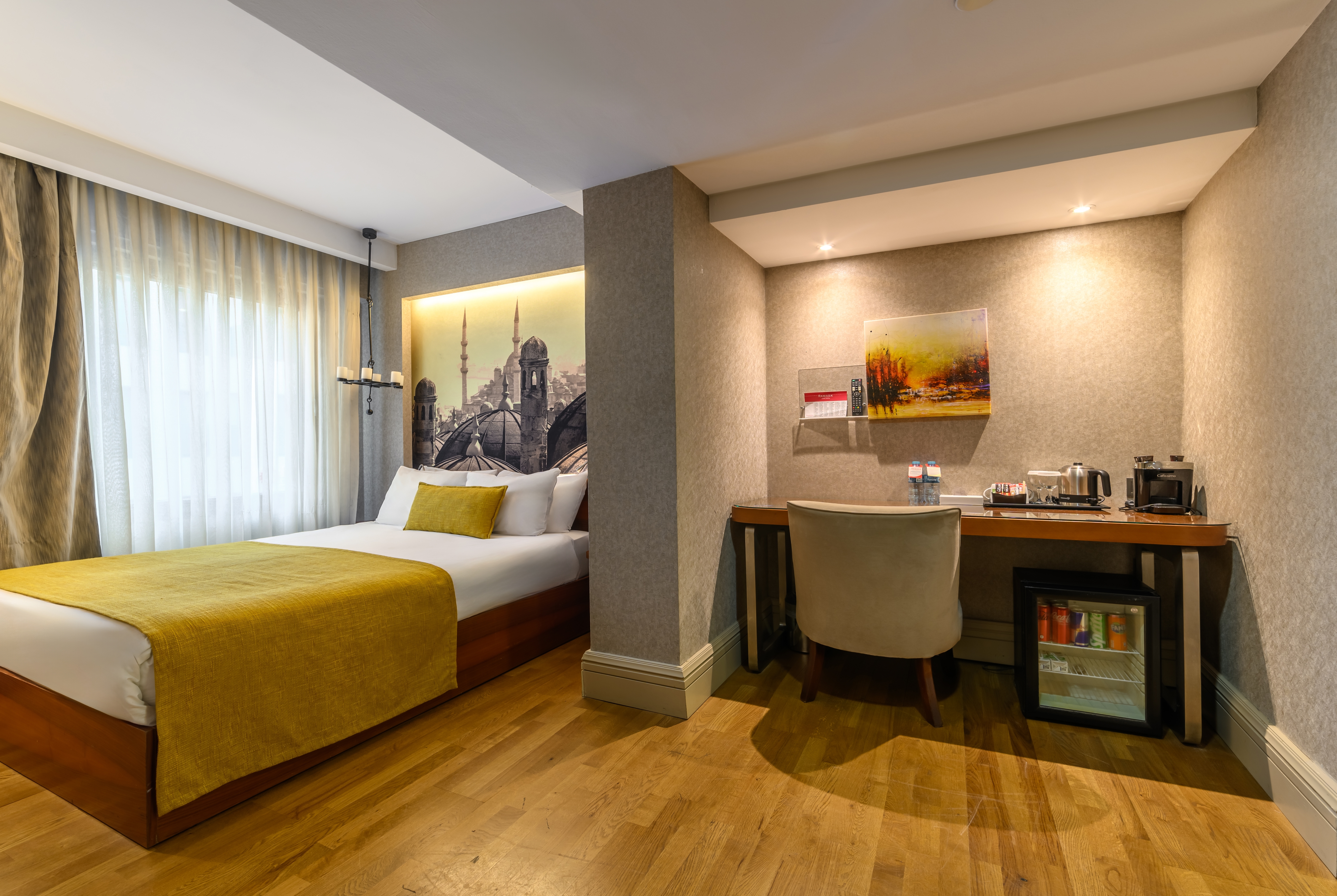 Guest room at the Ramada by Wyndham Istanbul Grand Bazaar in Istanbul, Other than US/Canada