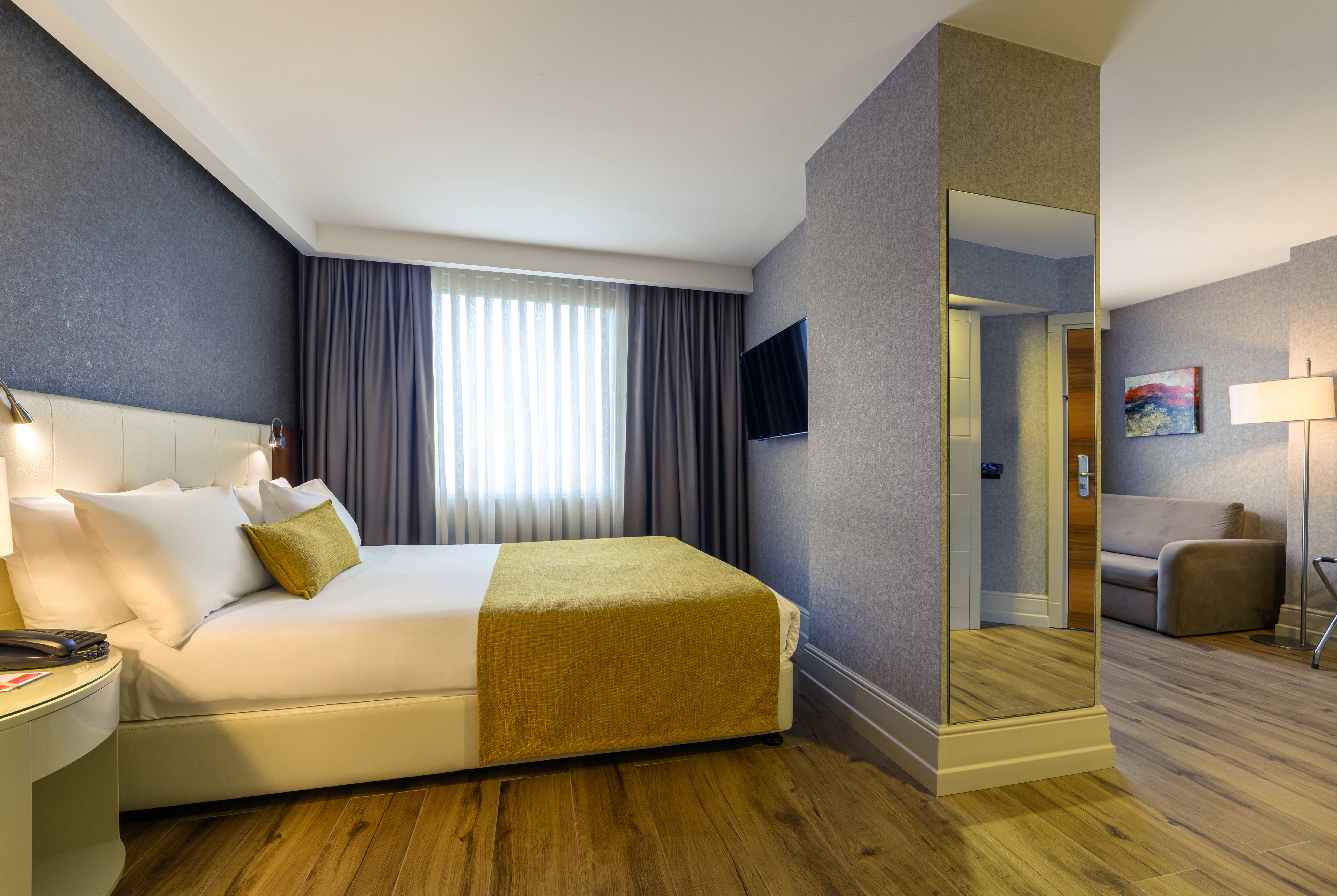 Guest room at the Ramada by Wyndham Istanbul Grand Bazaar in Istanbul, Other than US/Canada