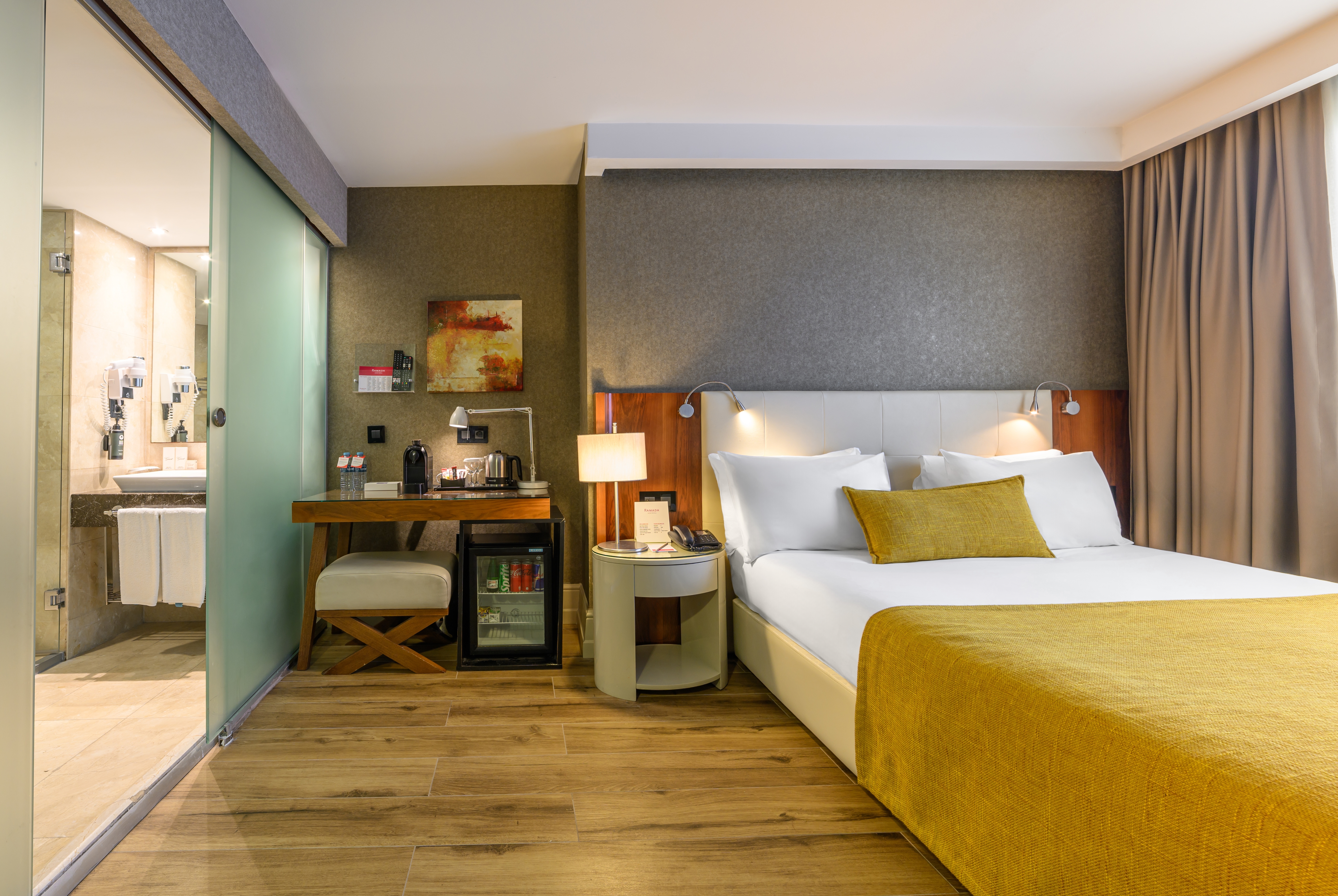 Guest room at the Ramada by Wyndham Istanbul Grand Bazaar in Istanbul, Other than US/Canada