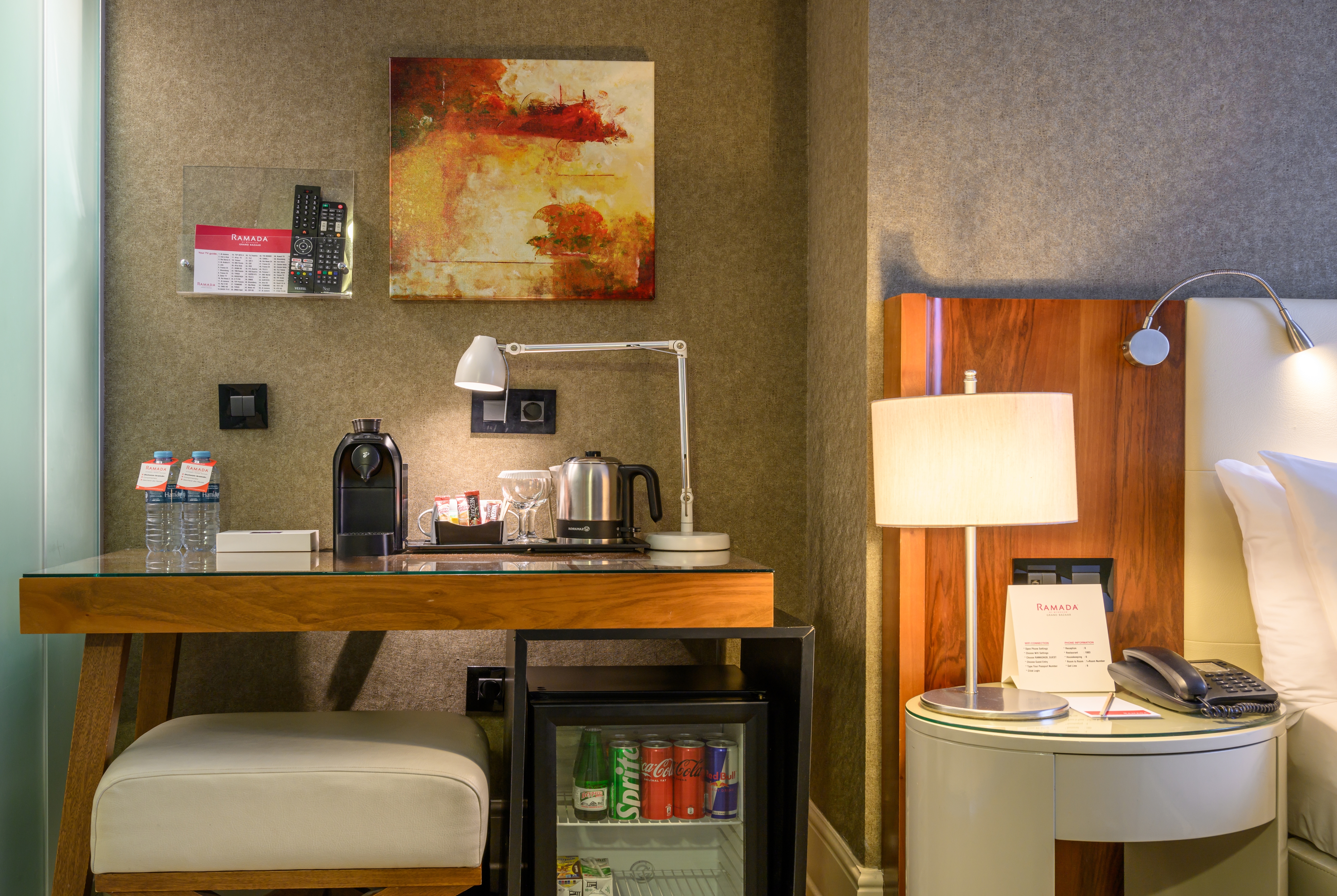Guest room at the Ramada by Wyndham Istanbul Grand Bazaar in Istanbul, Other than US/Canada
