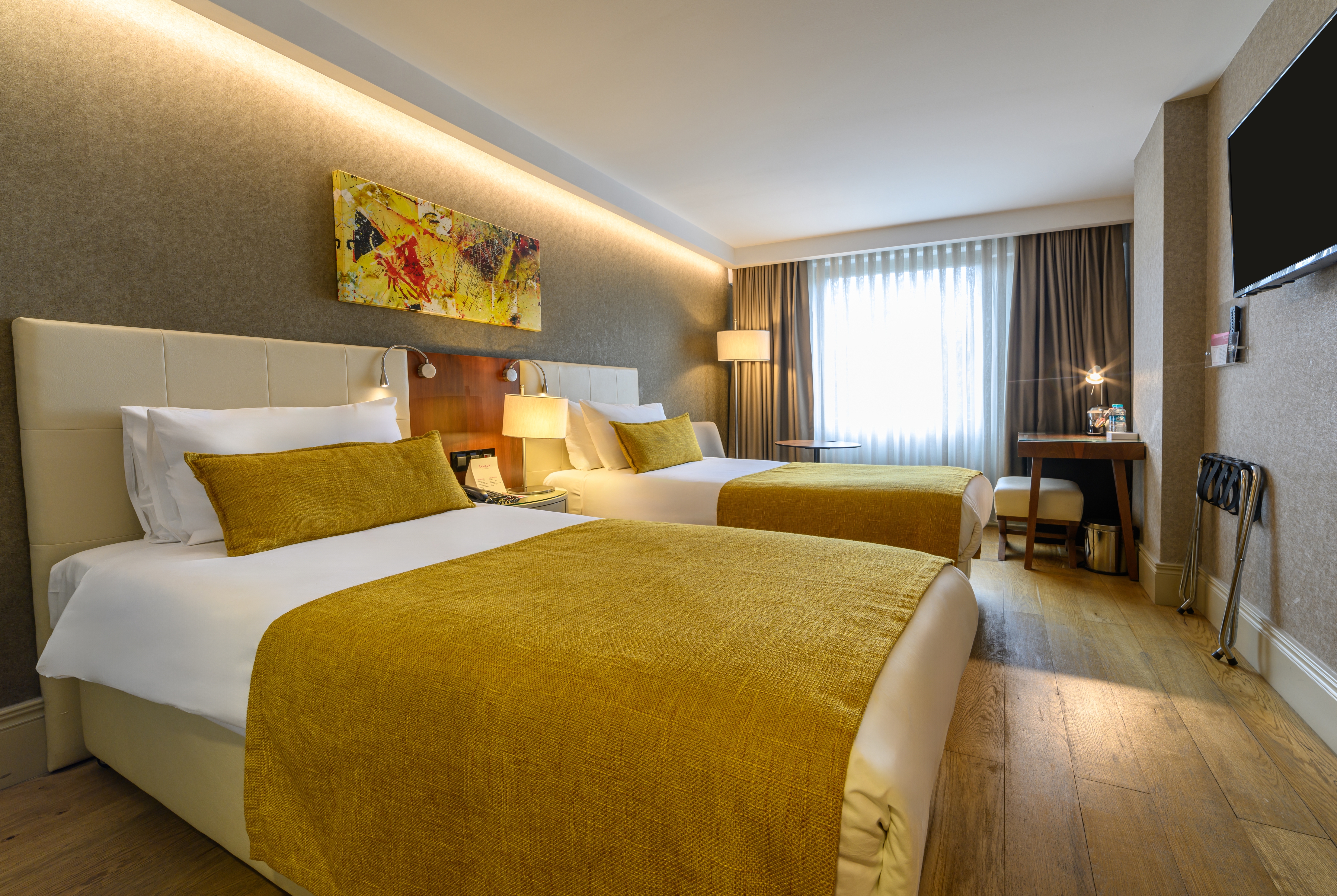 Guest room at the Ramada by Wyndham Istanbul Grand Bazaar in Istanbul, Other than US/Canada