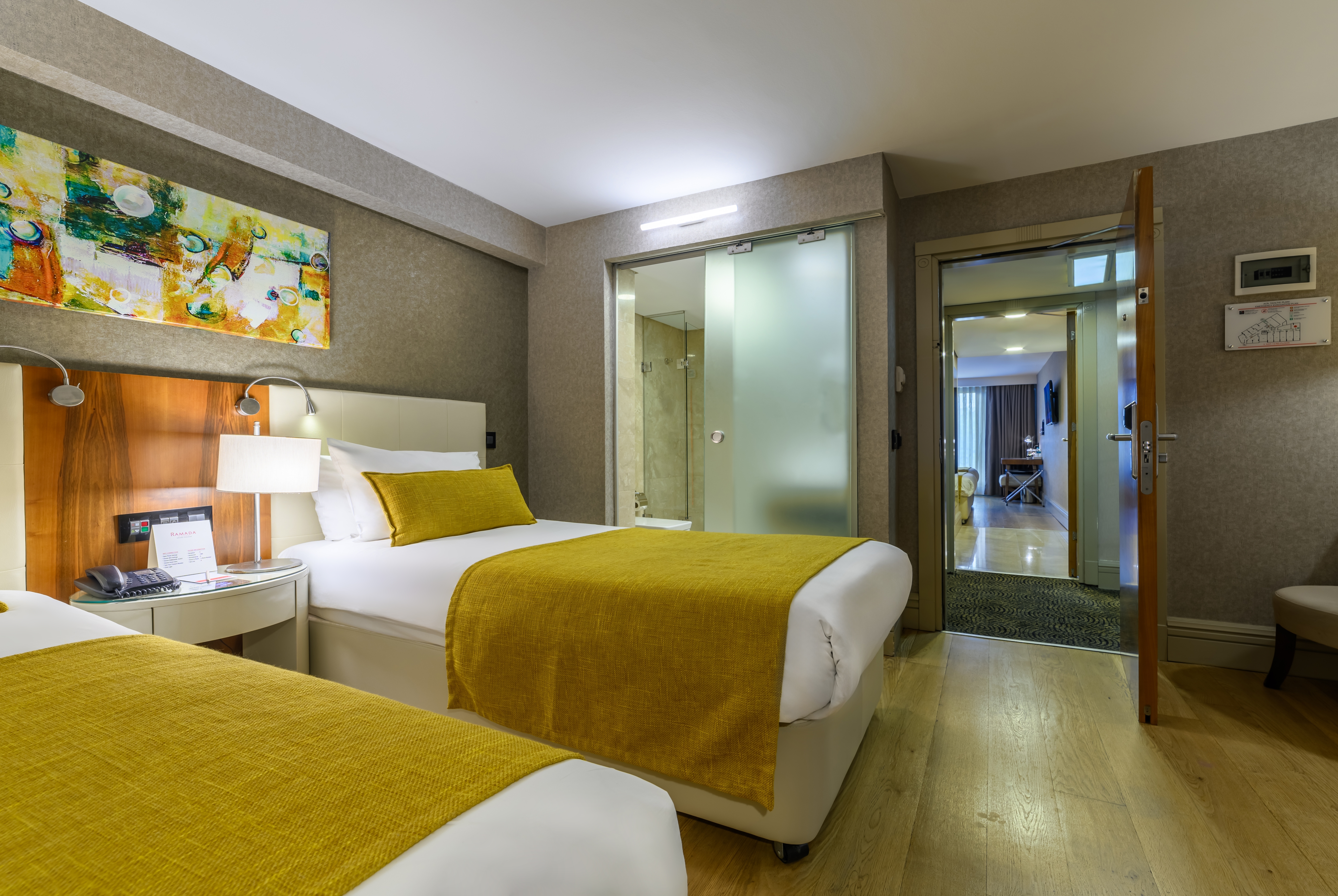 Guest room at the Ramada by Wyndham Istanbul Grand Bazaar in Istanbul, Other than US/Canada