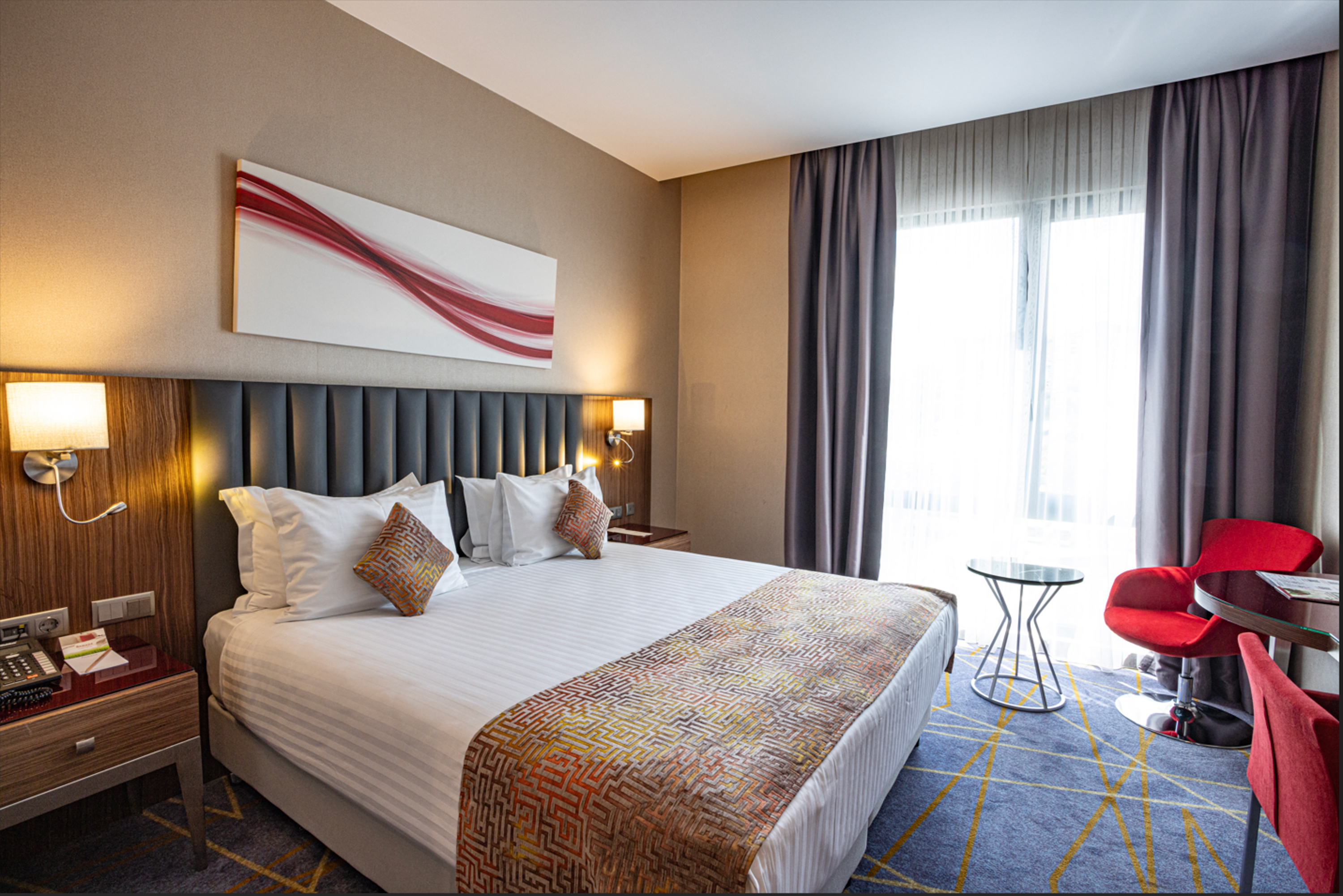 Guest room at the Ramada by Wyndham Istanbul Alibeykoy in Istanbul, Other than US/Canada