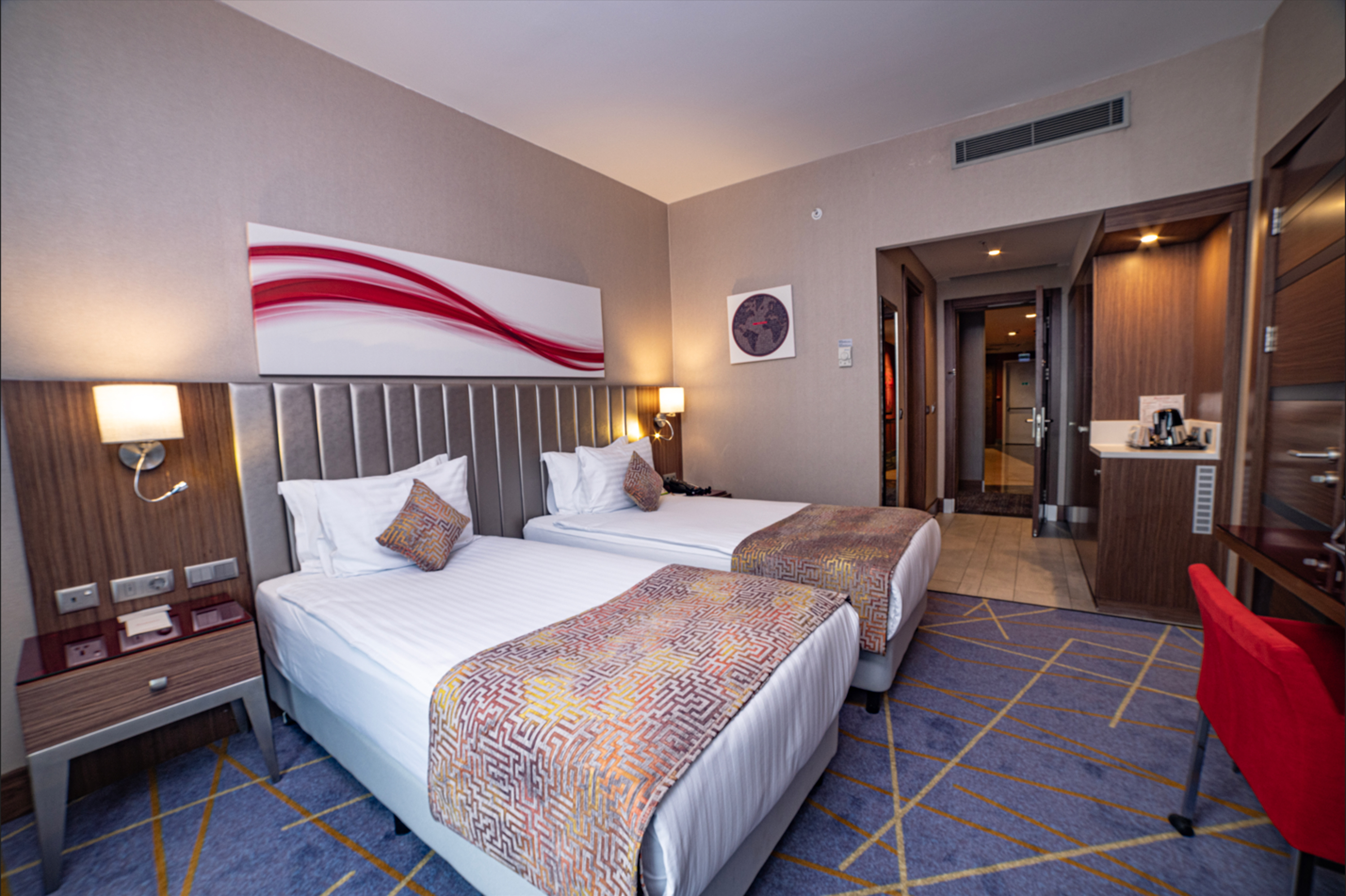 Guest room at the Ramada by Wyndham Istanbul Alibeykoy in Istanbul, Other than US/Canada