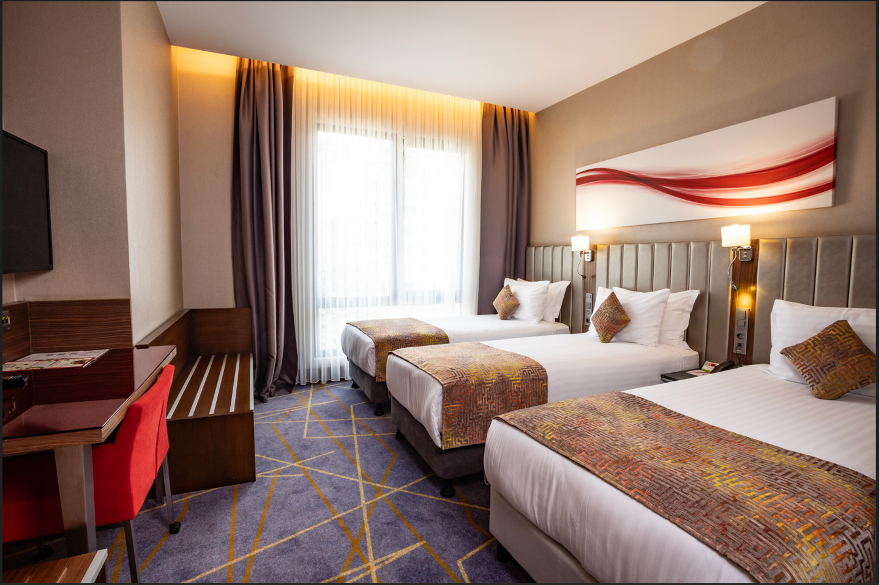 Guest room at the Ramada by Wyndham Istanbul Alibeykoy in Istanbul, Other than US/Canada