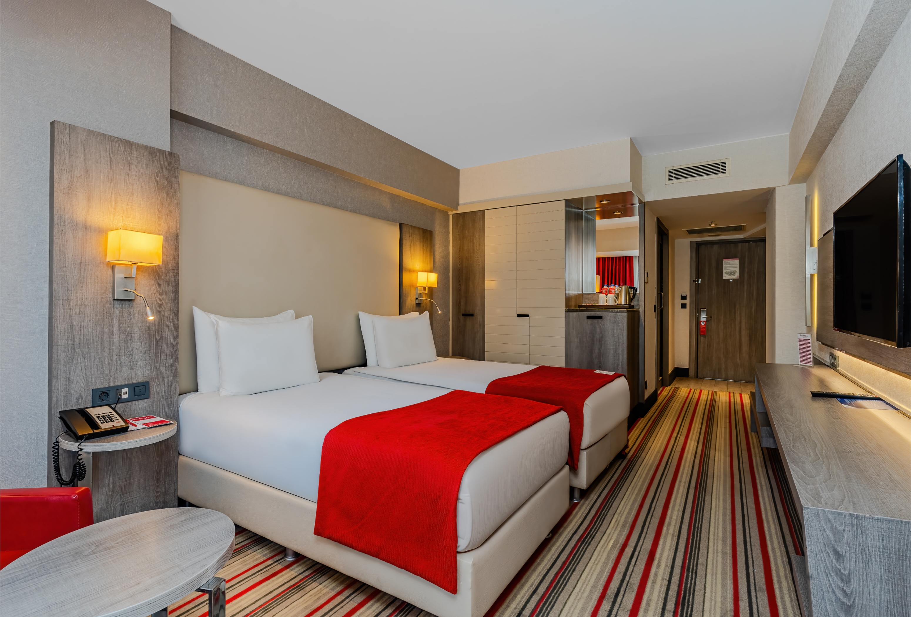 Guest room at the Ramada Plaza by Wyndham Izmir in Izmir, Other than US/Canada