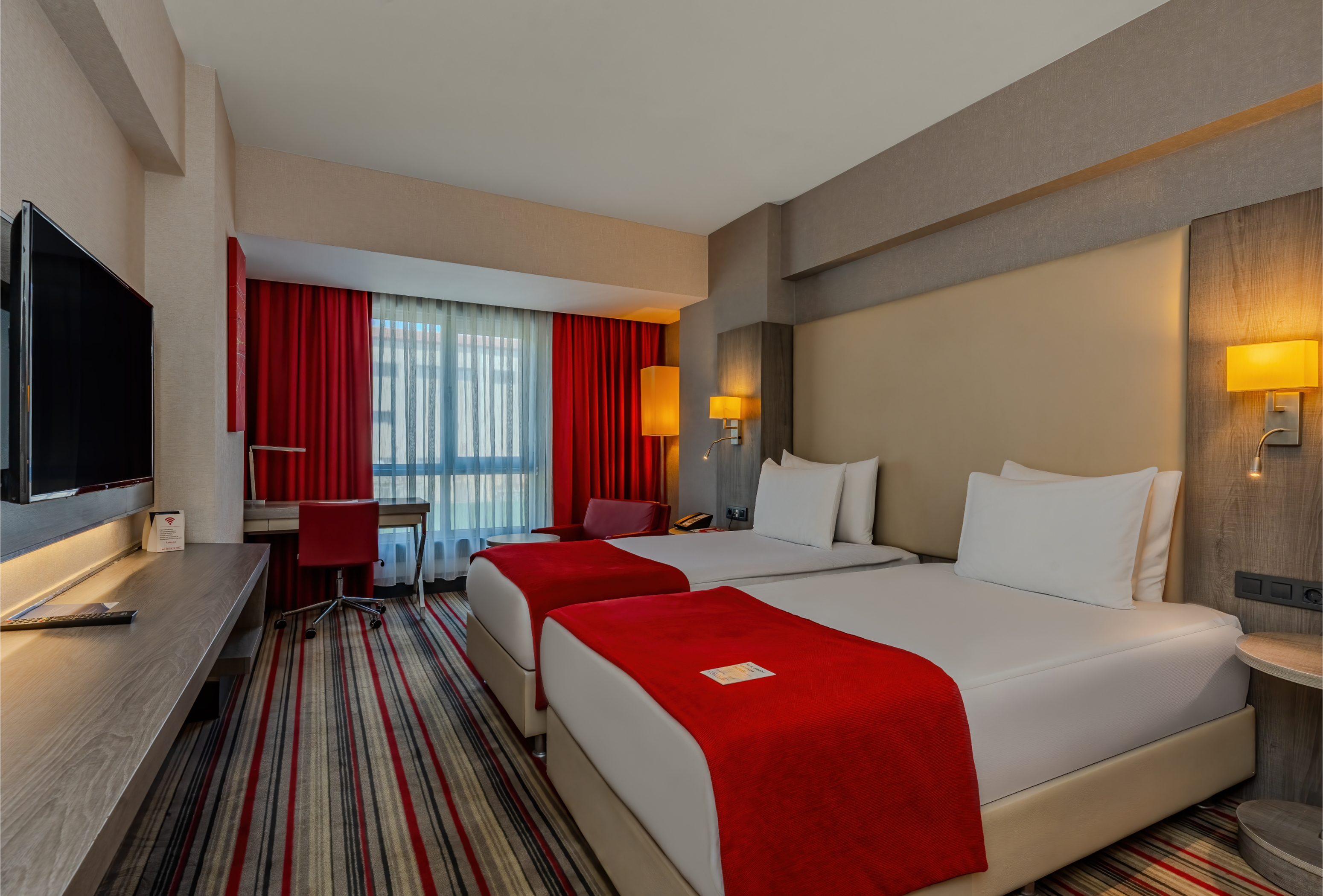 Guest room at the Ramada Plaza by Wyndham Izmir in Izmir, Other than US/Canada