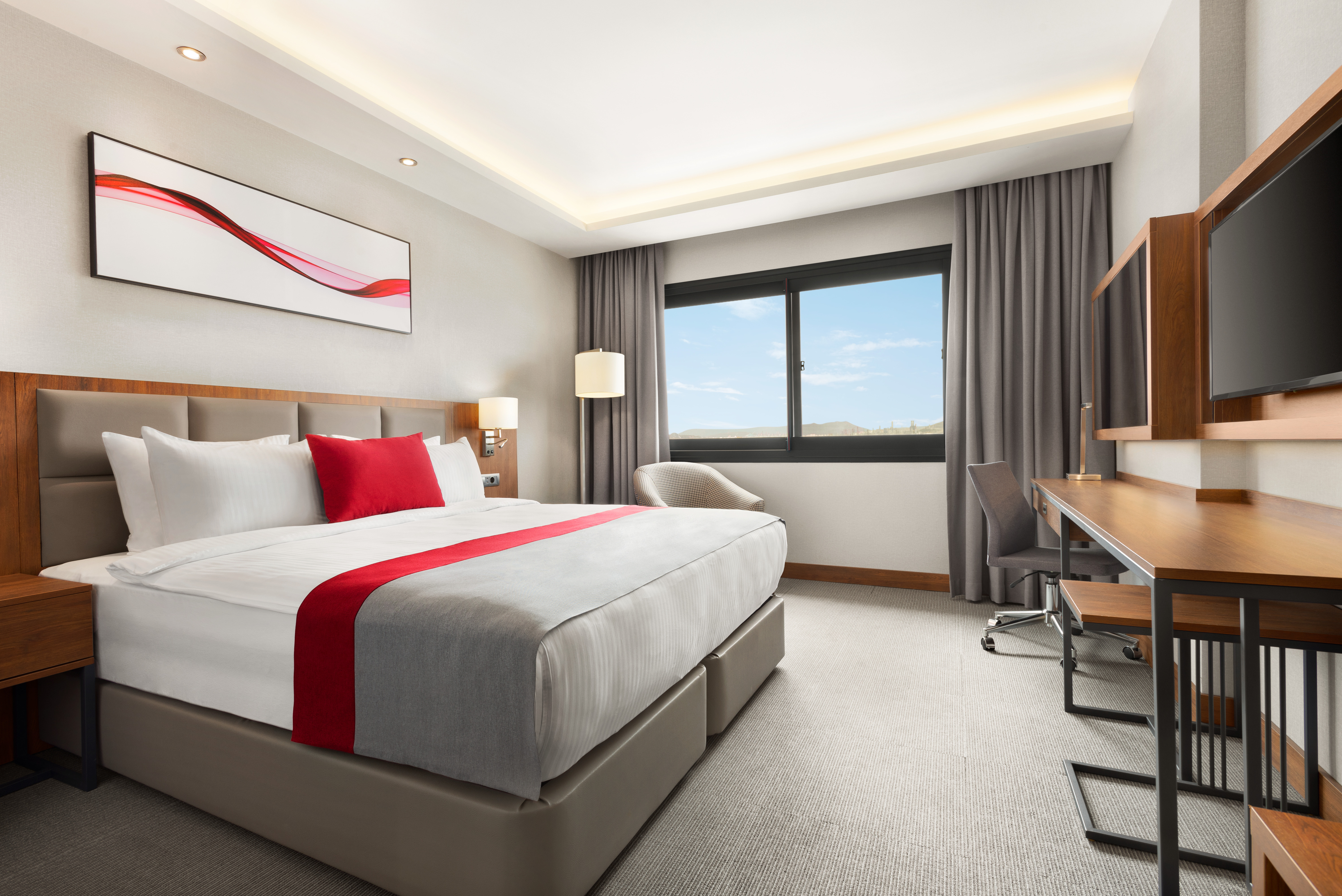 Guest room at the Ramada by Wyndham Izmir Aliaga in Izmir, Other than US/Canada